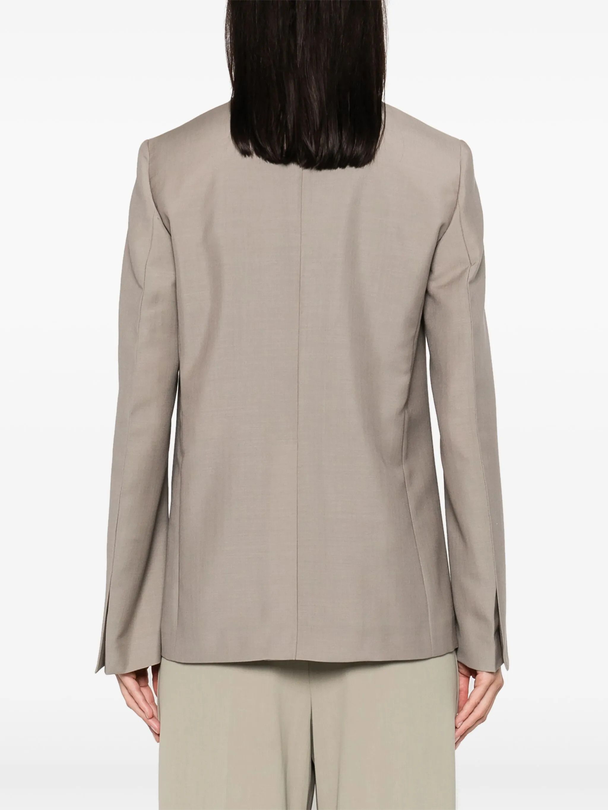 Fendi o1s1wg110525 Blazers in Grey Size XS / US 0-2 / IT 36-38 - 3 Thumbnail