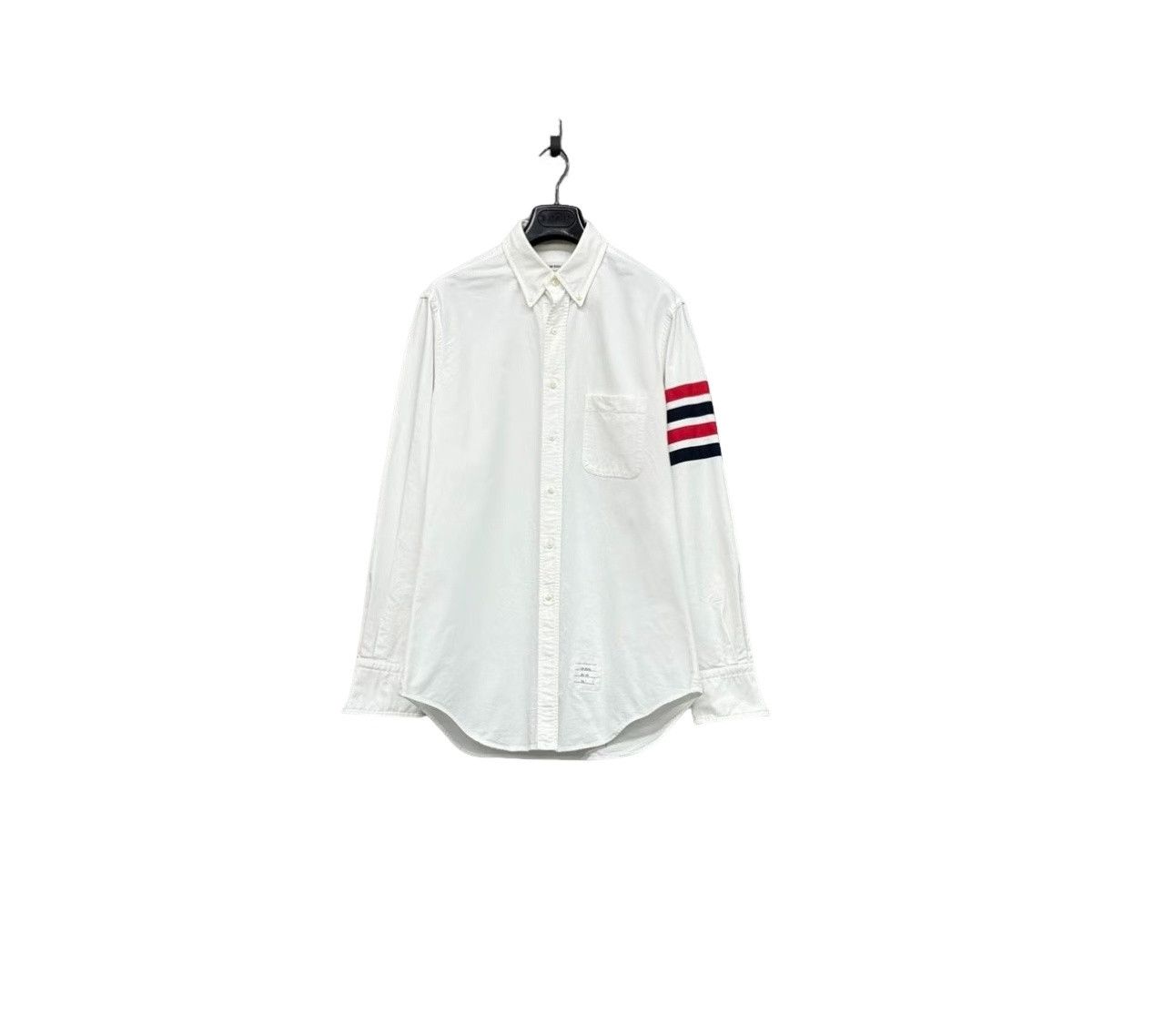 Thom Browne Thom Browne 4-Bar Stripe Oxford Shirt Size 4 Size US XL / EU 56 / 4 - 1 Thumbnail
