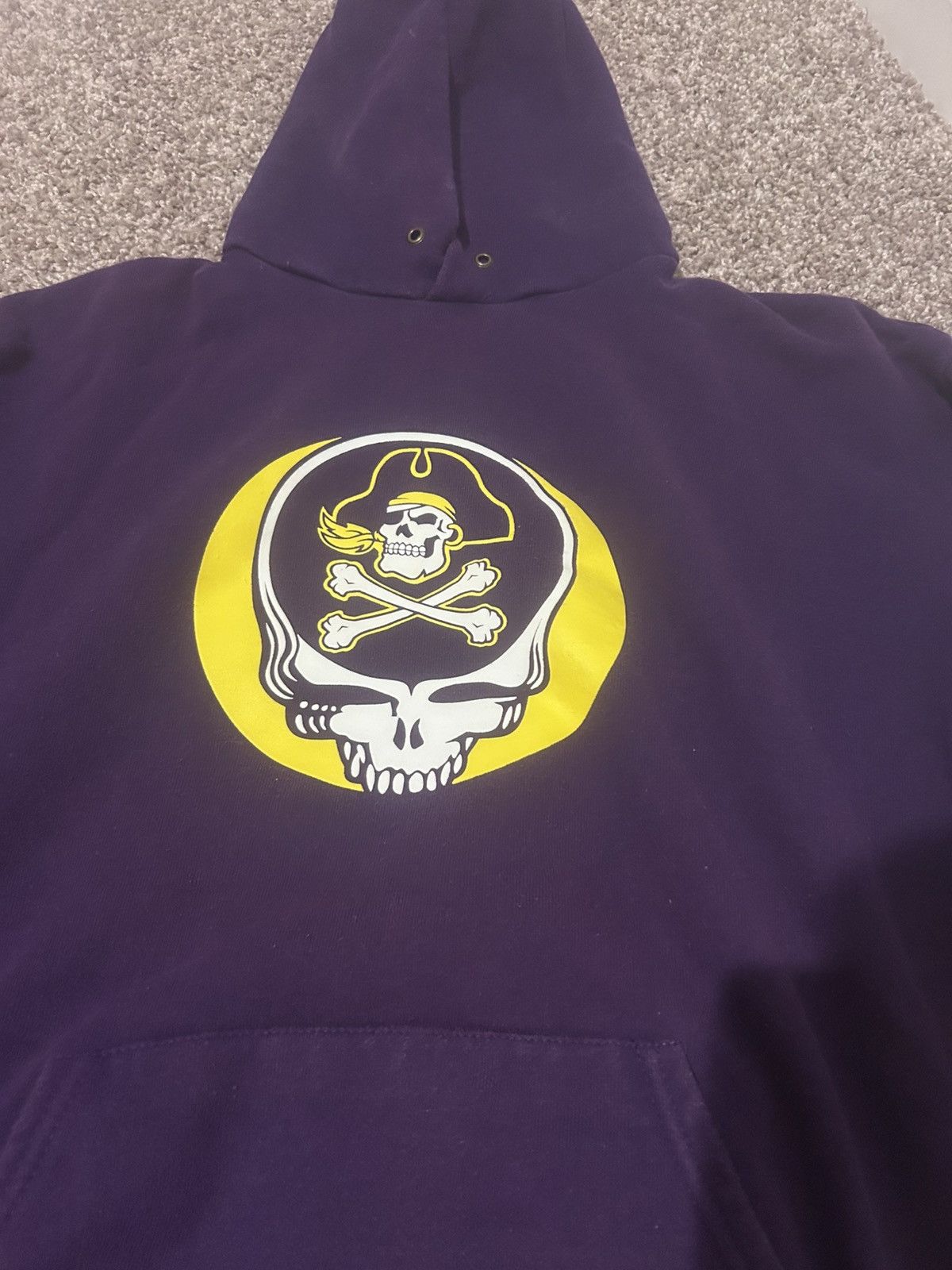 Fruit Of The Loom × Grateful Dead Eastern Carolina University x Grateful Dead vintage hoodie L Size US L / EU 52-54 / 3 - 3 Thumbnail