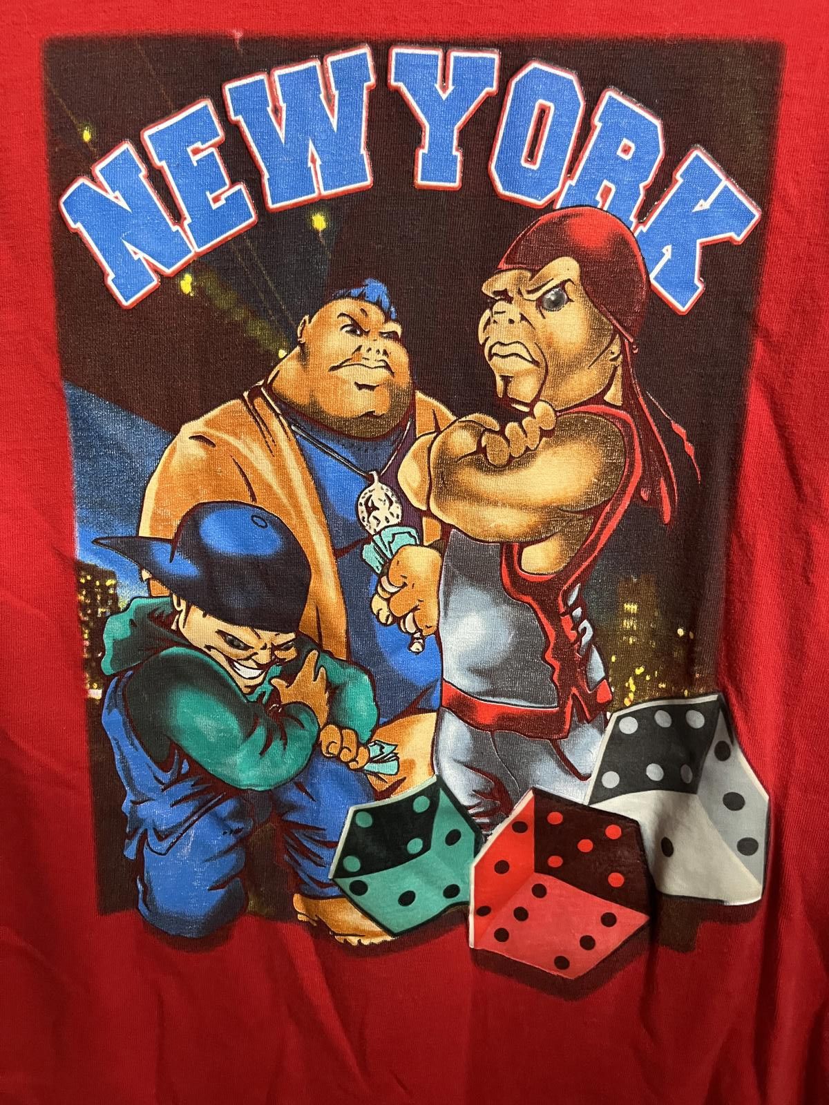 Designer Y2k Hip Hop Tee - NYC Ruba New York Dice Game Streetwear - M Size US M / EU 48-50 / 2 - 3 Thumbnail