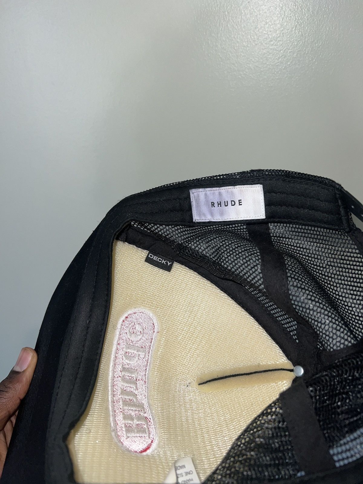 Rhude Rhude Pit Stop Trucker Cap Size ONE SIZE - 2 Thumbnail
