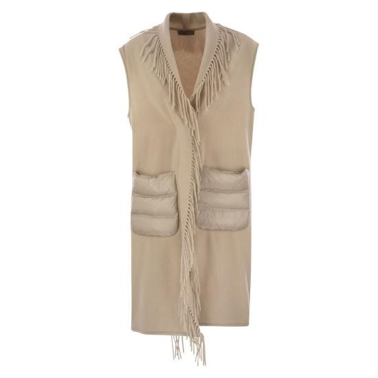 Herno HERNO Women Vests GC00067DR BEIGE Size M / US 6-8 / IT 42-44 - 1 Thumbnail