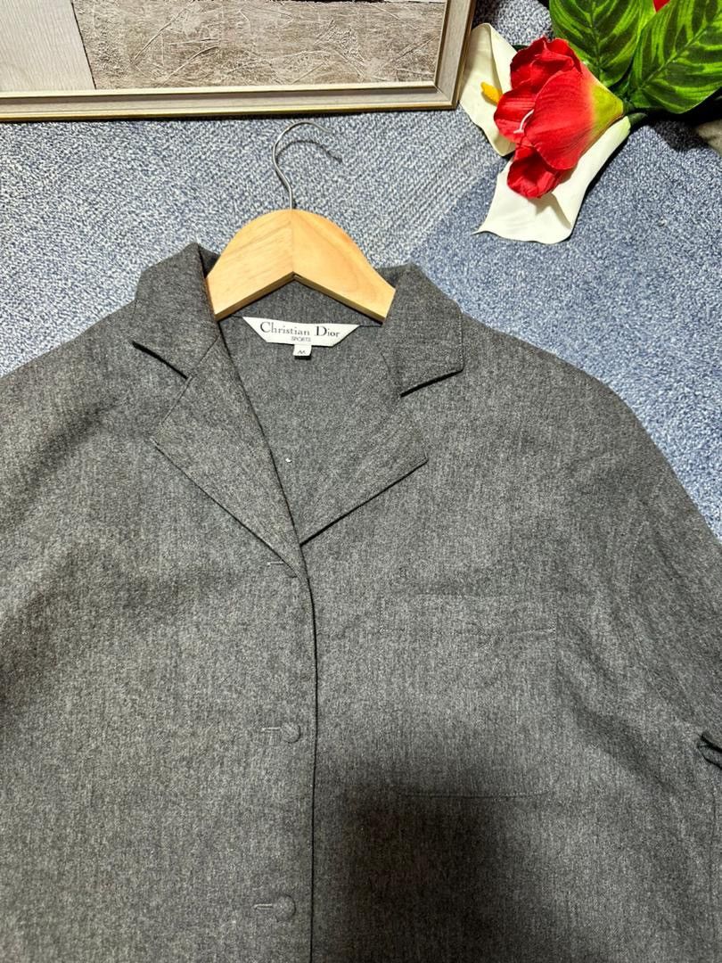 Christian Dior Monsieur Christian Dior Sport Wool Open Collar Shirt Size US M / EU 48-50 / 2 - 4 Thumbnail