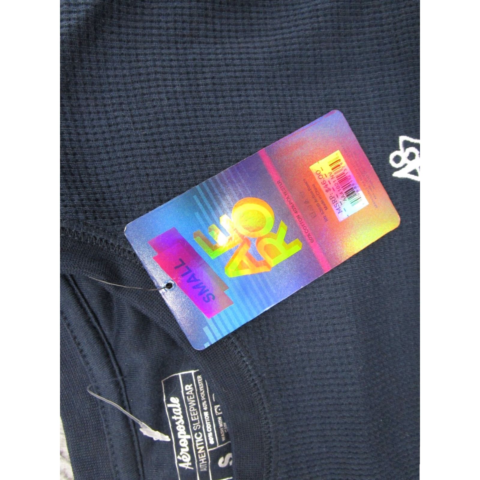 Aeropostale Aeropostale Mens Blue Wool Thermal Undershirt Knit Crew Neck T-Shirt Sleepwear Size S New Size US S / EU 44-46 / 1 - 2 Thumbnail