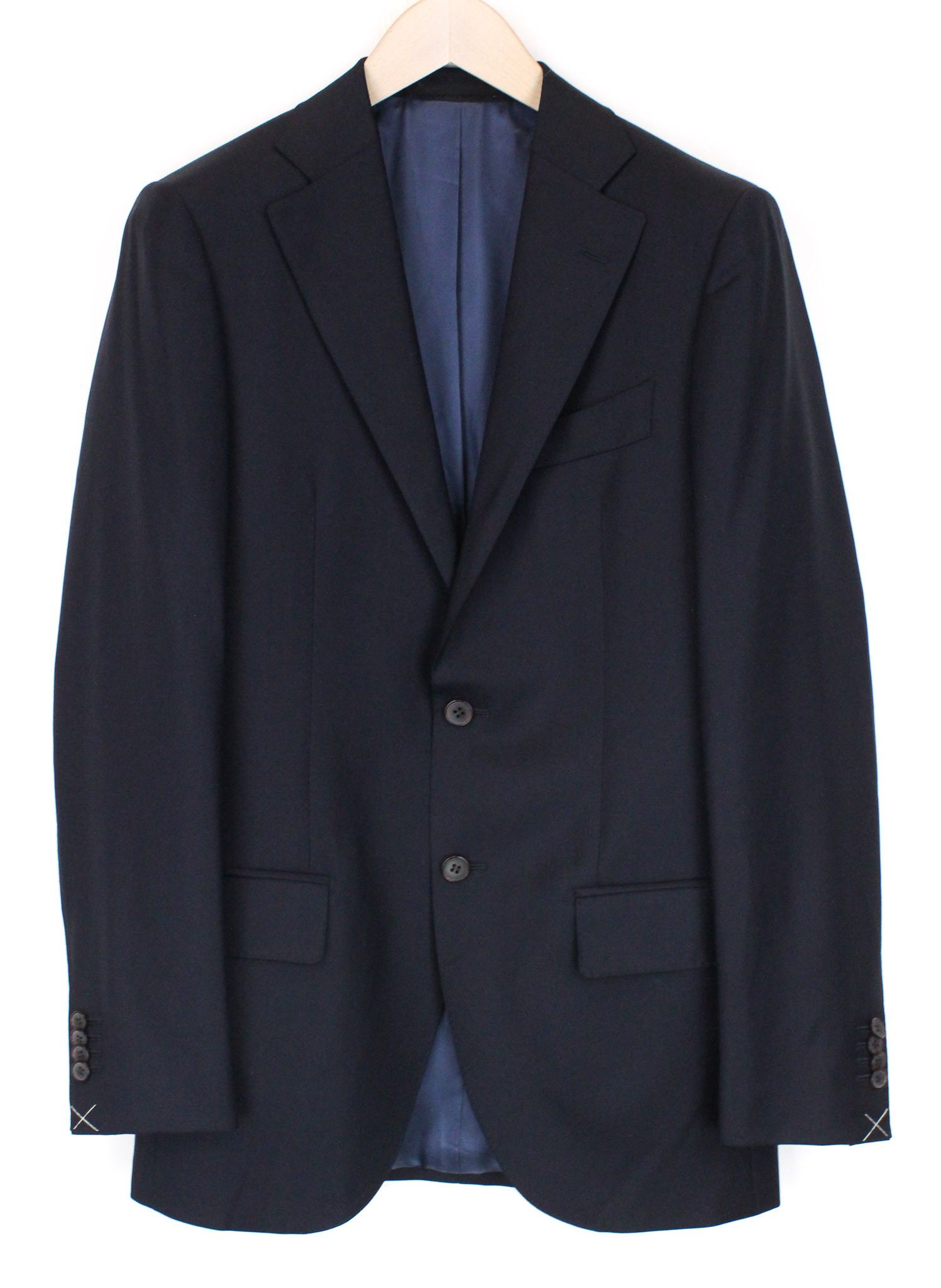 Suitsupply LAZIO BLUELINE UK36L Navy Wool 3 Piece Suit 67390 Size 36R - 3 Thumbnail
