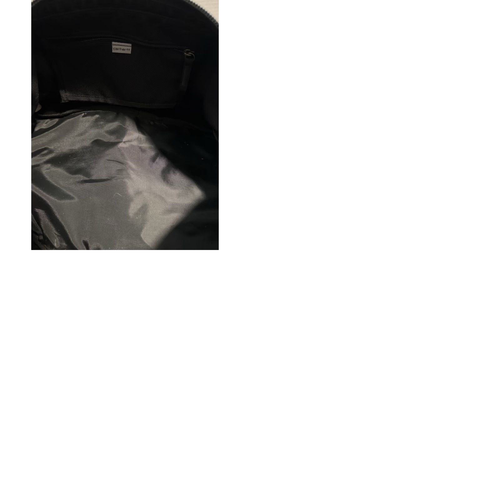 Carhartt Carhartt x Manifest Season 4 Black Canvas Duffle Bag Lightweight Montego Airways Duffle Bag Unisex Adults Black Bag Boxpackable Travel Men/Women? Size ONE SIZE - 11 Thumbnail