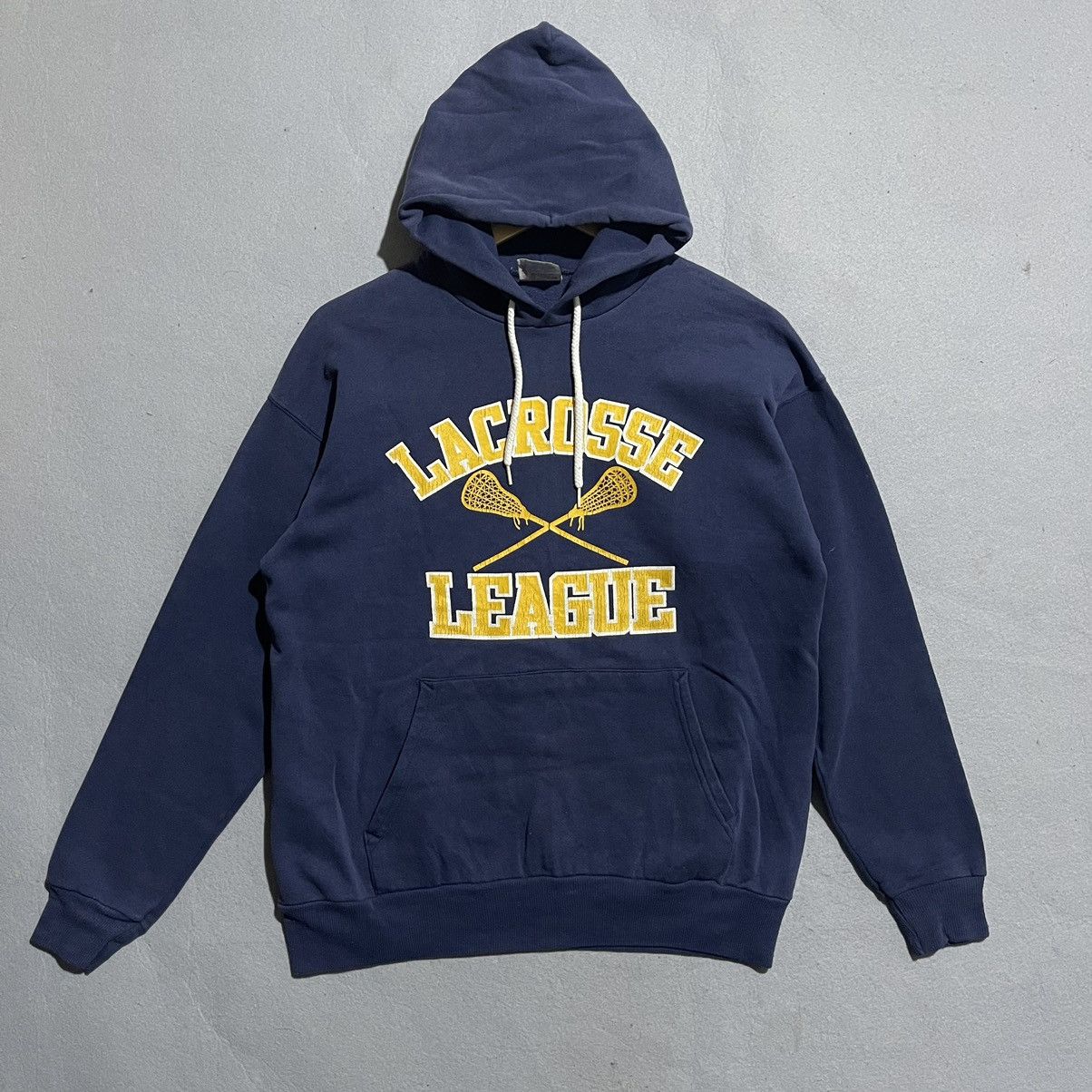 Hanes 90s Hanes Lacrosse League Hoodie Vintage Collegiate Sports Size US M / EU 48-50 / 2 - 1 Thumbnail