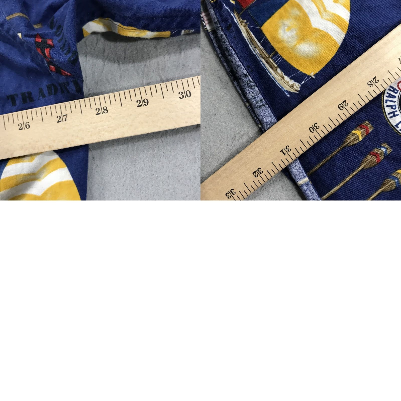 Ralph Lauren VINTAGE Ralph Lauren Shirt Mens XL Blue AOP Yachting Sailing Loud USA 90s Size US XL / EU 56 / 4 - 8 Thumbnail