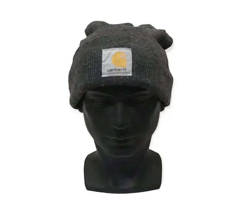 Carhartt × Vintage Carhatt Plain Beanie Hat Size ONE SIZE - 1 Thumbnail