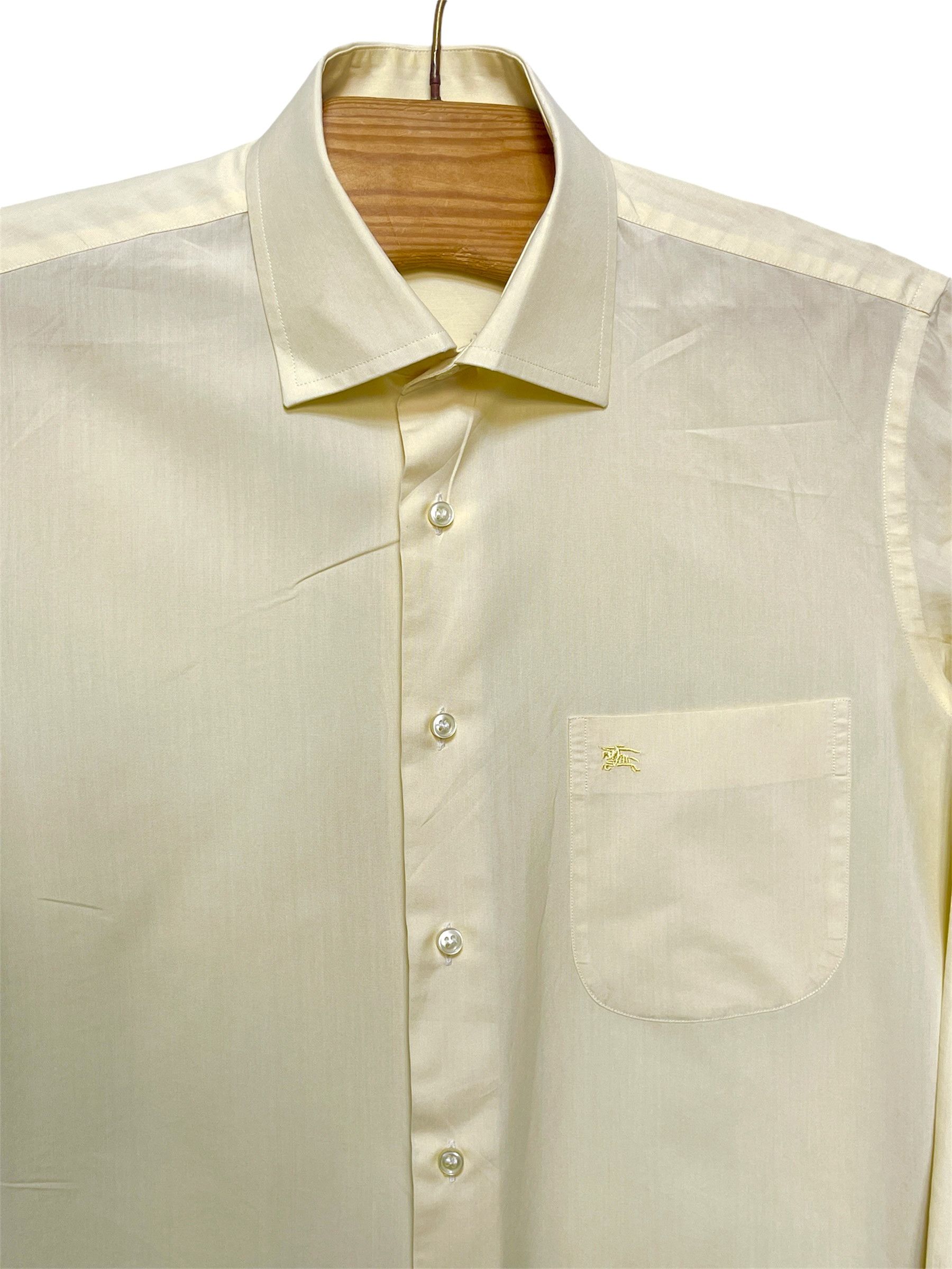 Burberry yellow shirt Burberry london size L Size US L / EU 52-54 / 3 - 3 Thumbnail