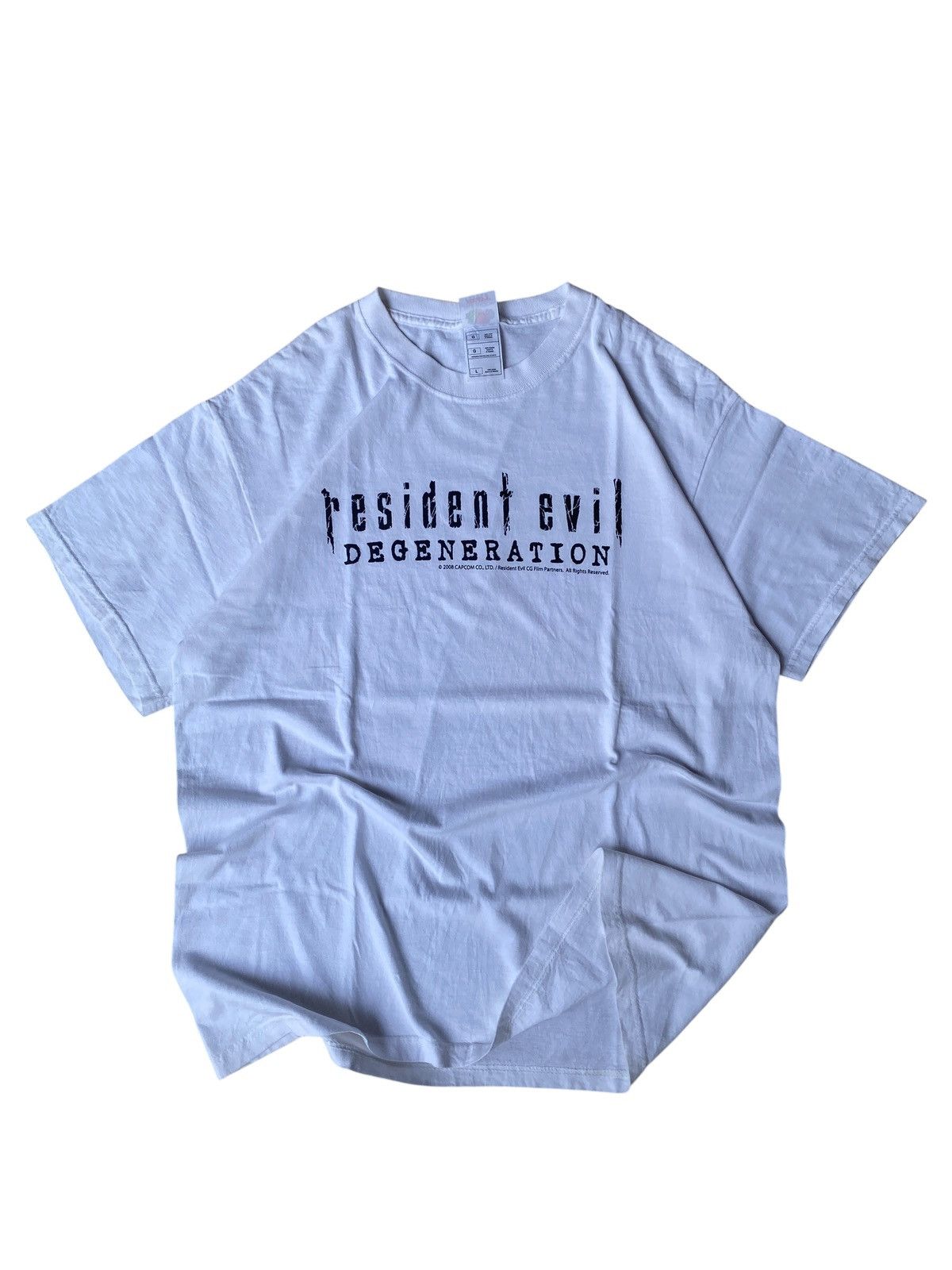 Vintage Promo Resident Evil 2008 Degeneration T-Shirt Capcom
