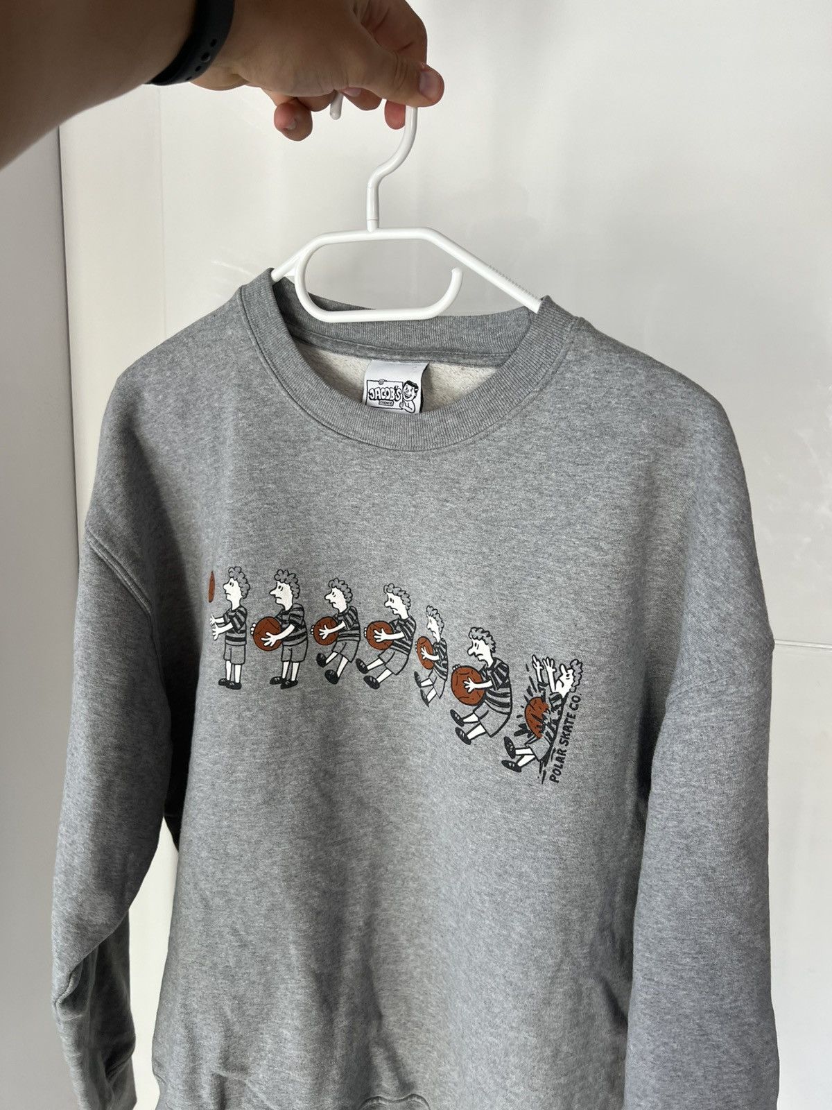 Polar Skate Co. Polar Skate Co. Archival Crew Neck SK8 Style Gray Sweatshirt Size US S / EU 44-46 / 1 - 2 Thumbnail