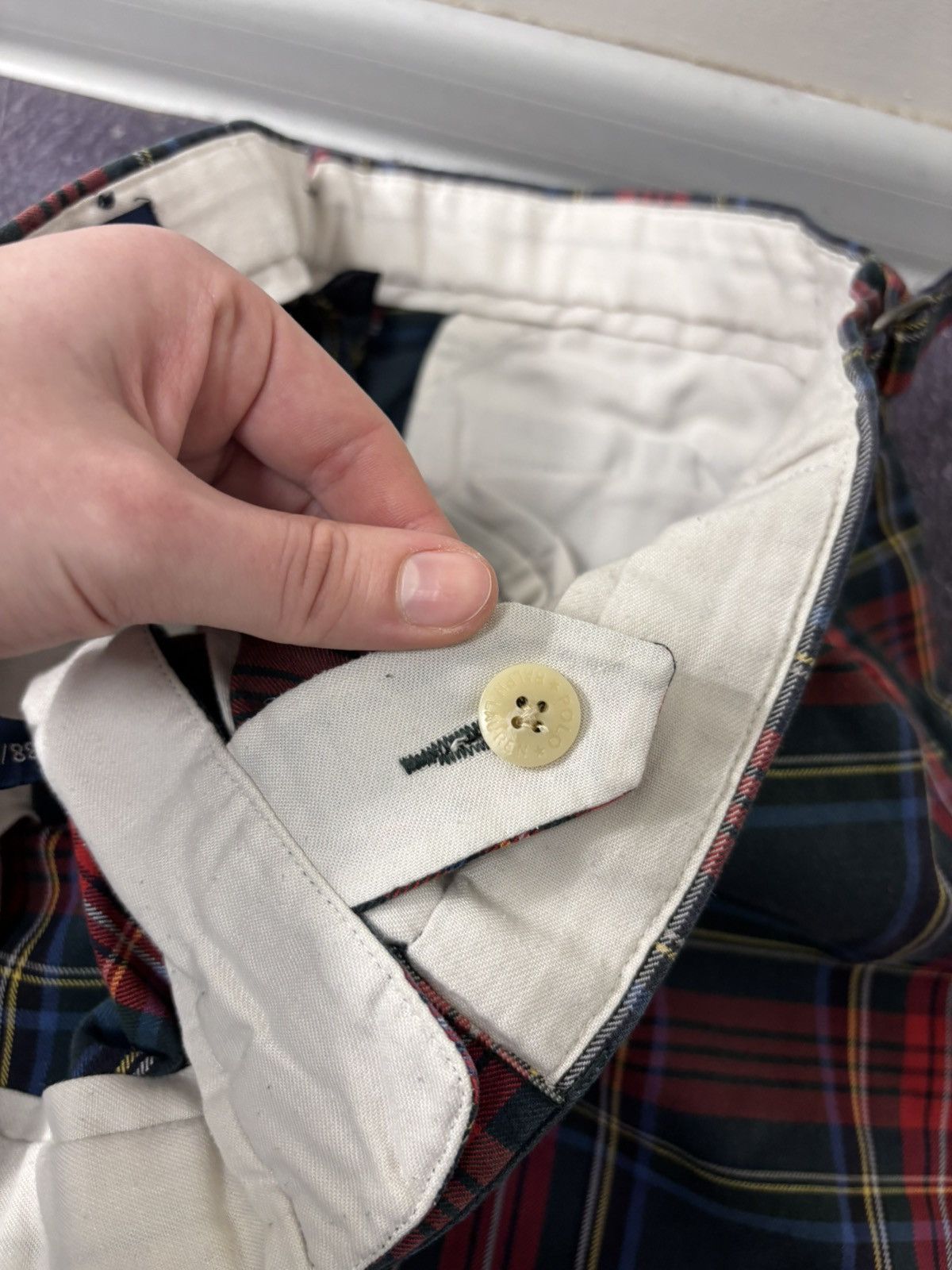 Polo Ralph Lauren Vintage Polo Ralph Lauren Men’s Tartan Plaid Pants Trousers Size US 38 / EU 54 - 14 Thumbnail