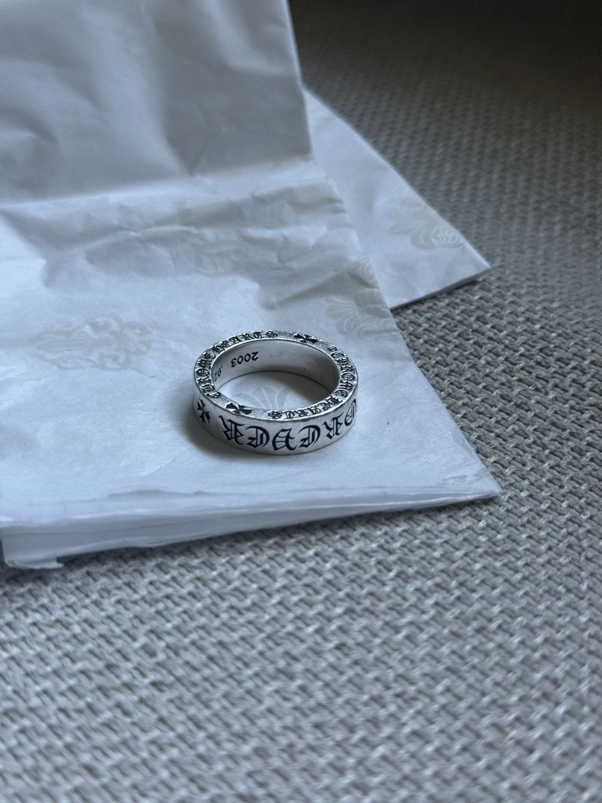 Chrome Hearts Chrome Hearts “Forever” spacer ring Size ONE SIZE - 1 Thumbnail
