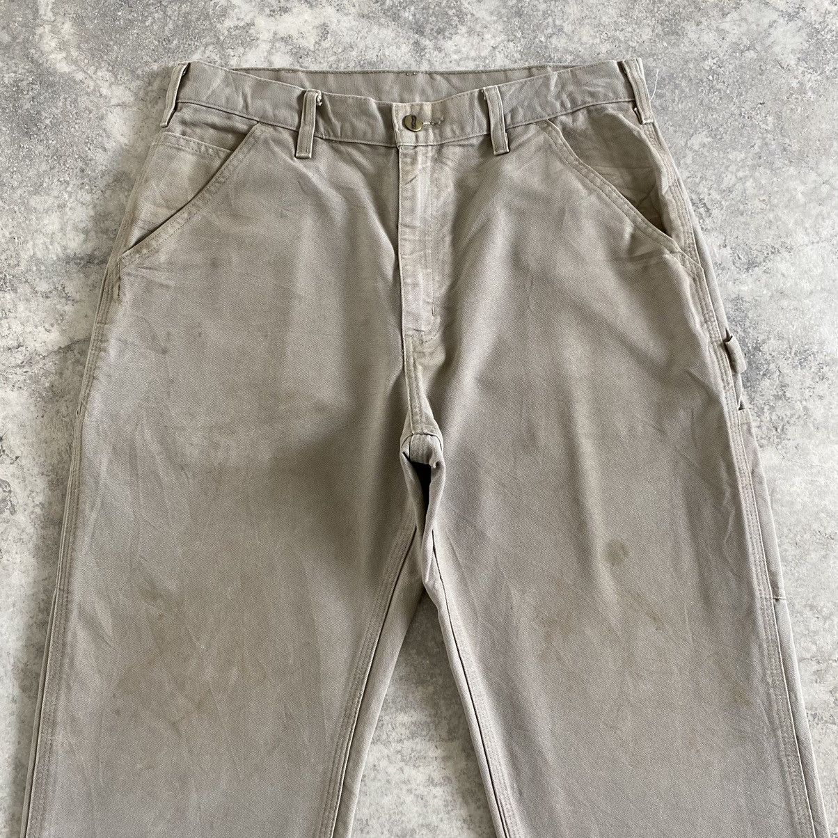 Carhartt Vintage Carhartt Desert Grey Dirty Carpenter Pants Size US 33 - 2 Thumbnail