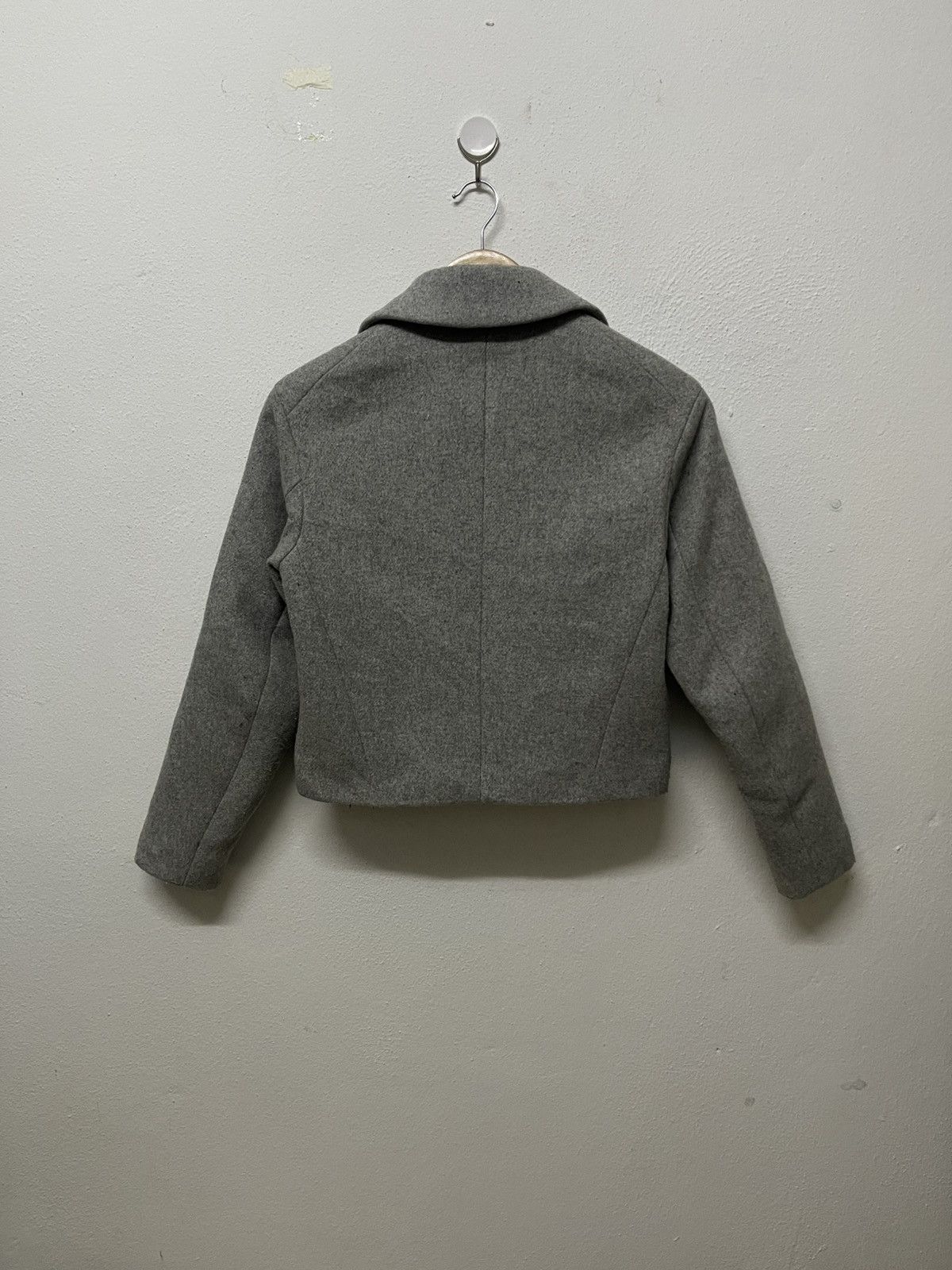 Ted Baker 2000s TED BAKER LONDON DOUBLE BREASTED CROP WOOL JACKET Size XS / US 0-2 / IT 36-38 - 10 Thumbnail