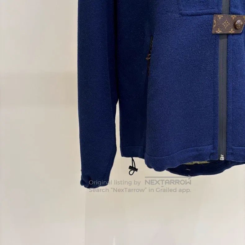 Louis Vuitton Louis Vuitton Blue inside full print wool cloak coat Size XS / US 0-2 / IT 36-38 - 5 Thumbnail