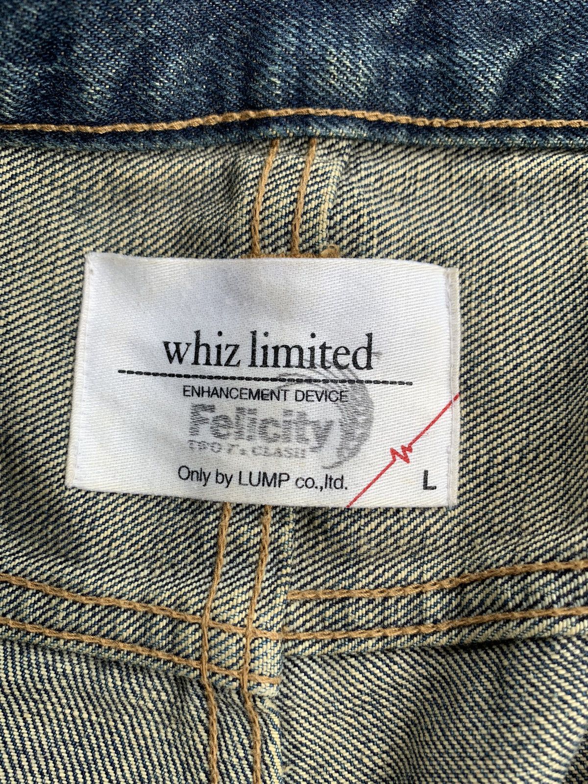 Japanese Brand × WHIZ LIMITED Whiz Limited Redline Selvedge distressed denim Size US 36 / EU 52 - 12 Thumbnail