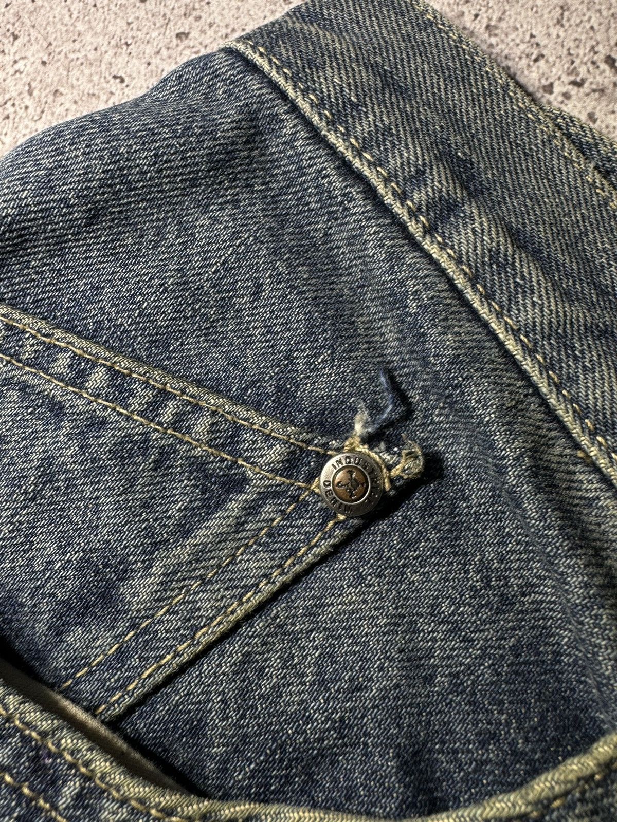 Oakley × Vintage Oakley Vintage y2k Rap Streetwear Rare Baggy Denim Jeans Size US 32 / EU 48 - 10 Thumbnail
