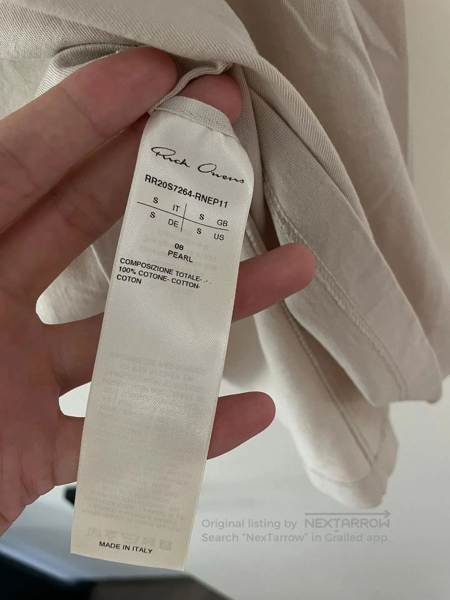Rick Owens Rick Owens New S Size T. Size US S / EU 44-46 / 1 - 4 Thumbnail