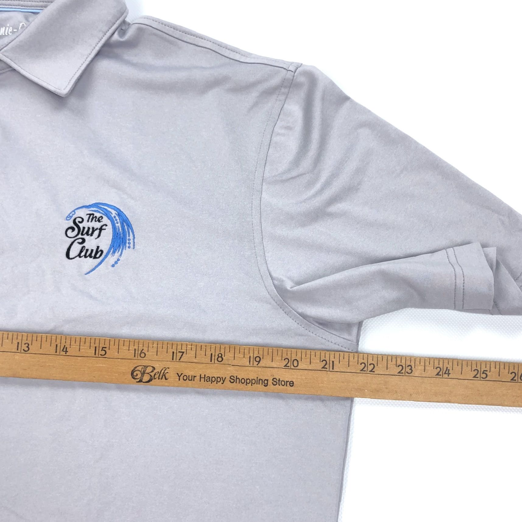 johnnie-O johnnie-O Polo Shirt Mens M Mauve Gray Performance Short Sleeve Golf Casual Shirt Size US M / EU 48-50 / 2 - 6 Thumbnail