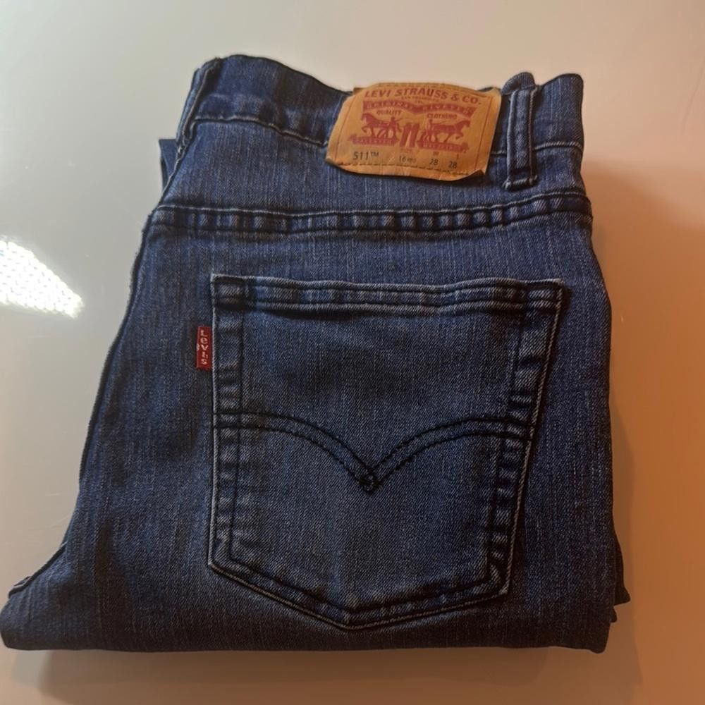 Levi's Levi’s Blue Slim Jeans - size 28/28 Size 28" / US 6 / IT 42 - 1 Thumbnail