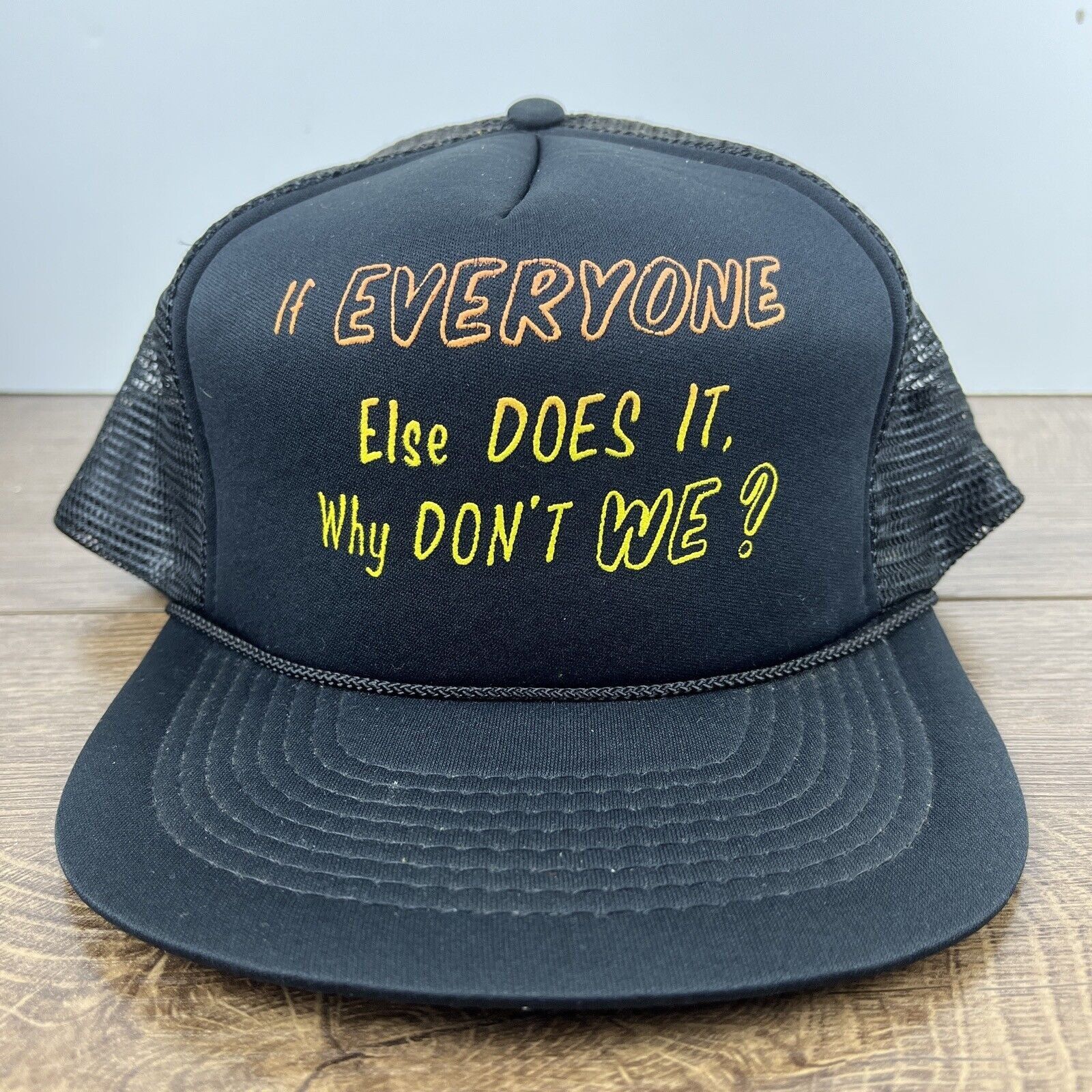 Other If Everyone Does It Hat Why Don’t We Snapback Adjustable Adu Size ONE SIZE - 3 Thumbnail