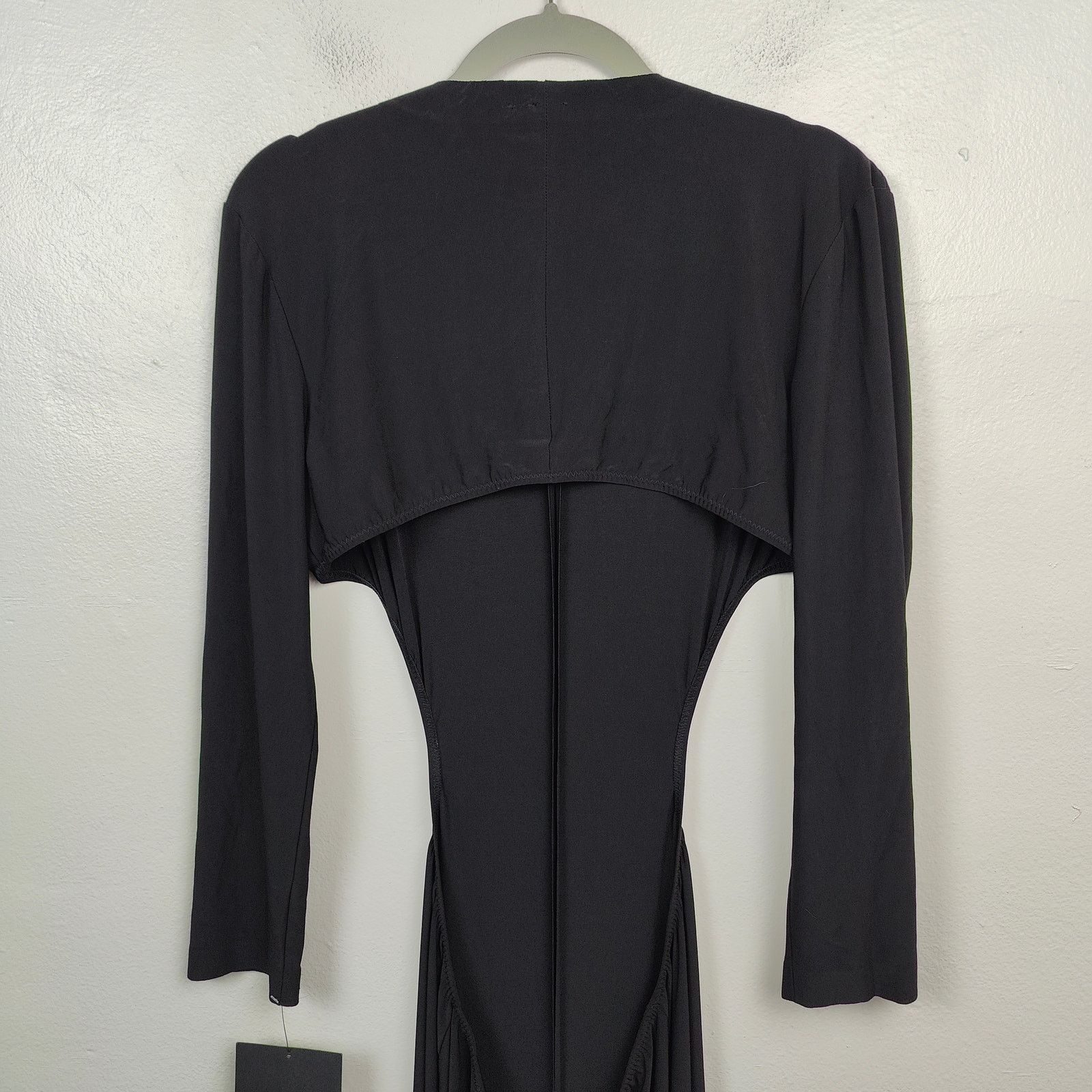 Norma Kamali Norma Kamali Long Sleeve Side Cut Out Jumpsuit Womens Large Size 30" / US 8 / IT 44 - 8 Thumbnail