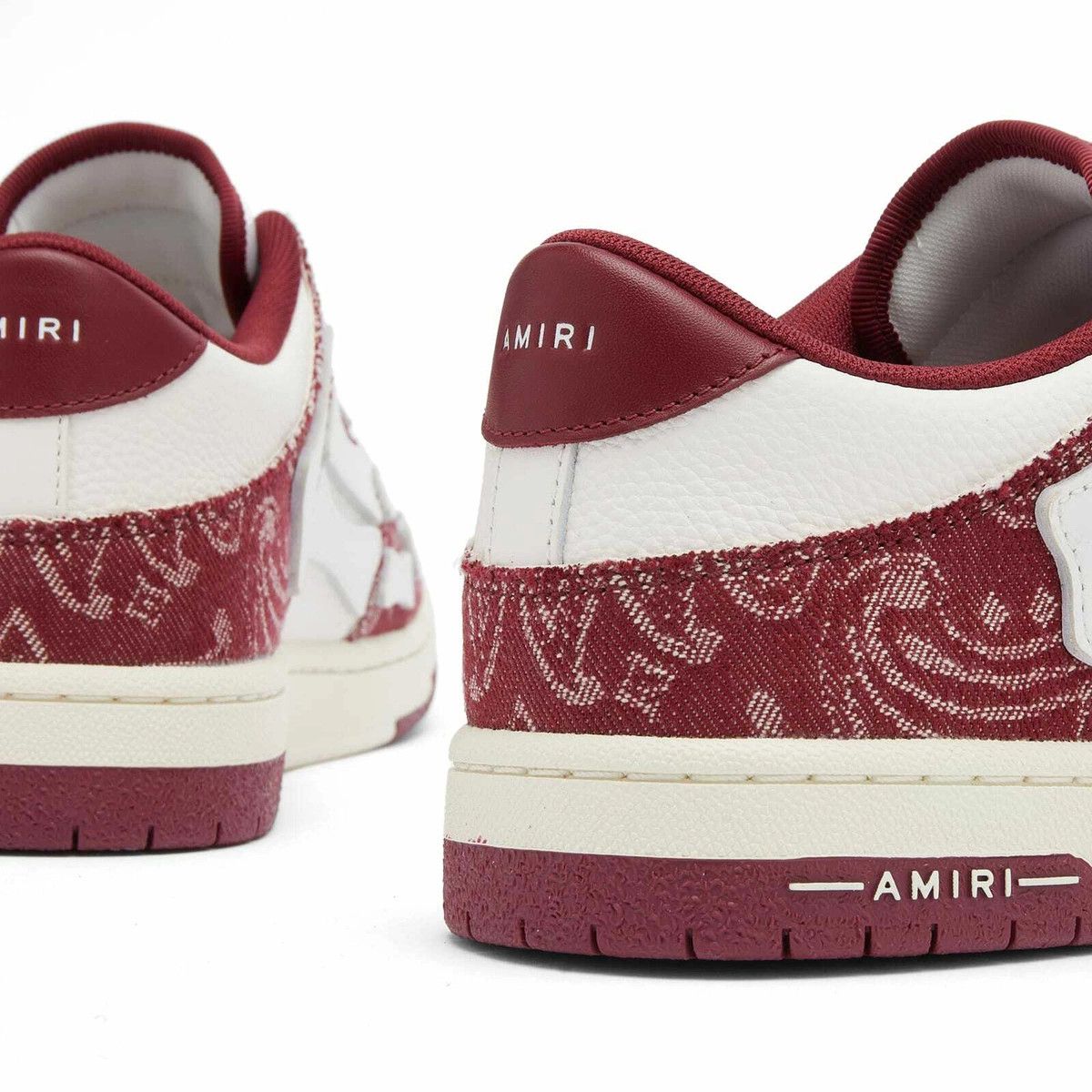 Amiri AMIRI Skel Low Bandana Red Size US 9 / EU 42 - 6 Thumbnail