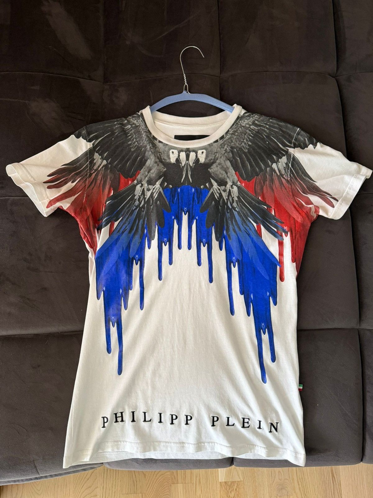 Philipp Plein Men's white and multicolor Philipp Plein T-shirt Size US S / EU 44-46 / 1 - 1 Thumbnail