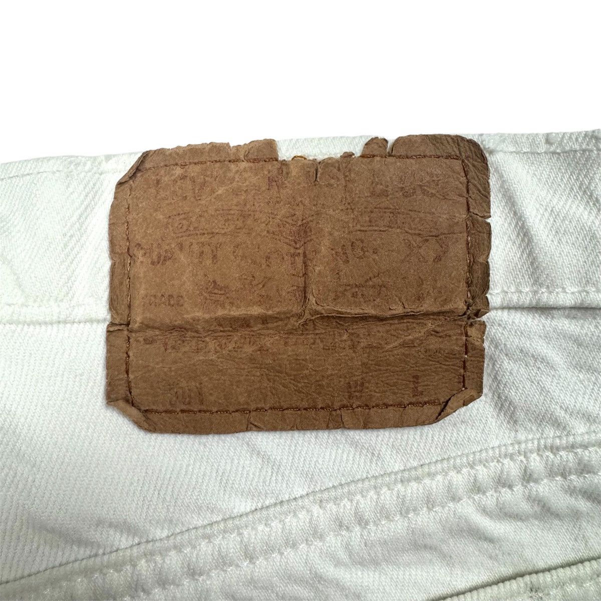 Levi's VINTAGE LEVI'S WHITE 501 DENIM Size US 30 / EU 46 - 5 Thumbnail