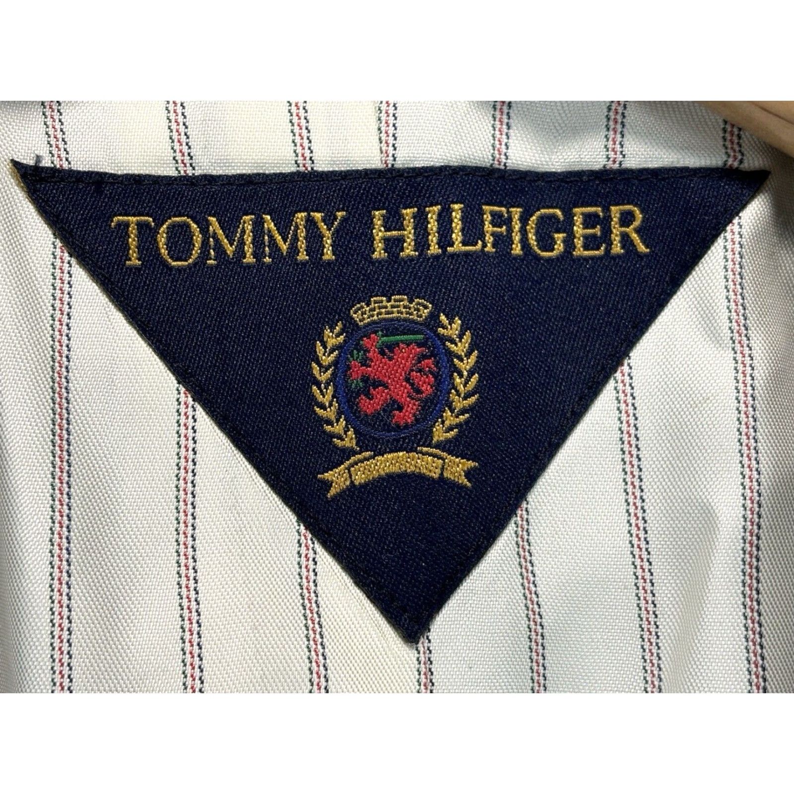 Tommy Hilfiger Tommy Hilfiger Mens Navy Plaid Wool Blazer Coat Sz 42 L Size 42L - 7 Thumbnail
