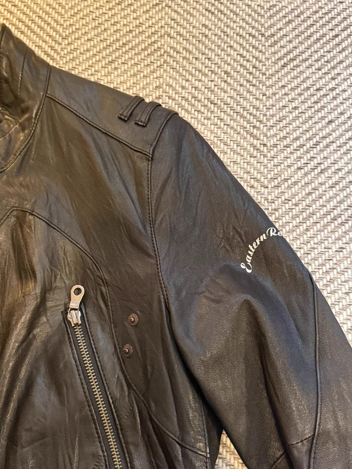 PPFM PPFM Stand Collar Biker Sheepskin Leather Jacket K24 Size US M / EU 48-50 / 2 - 3 Thumbnail