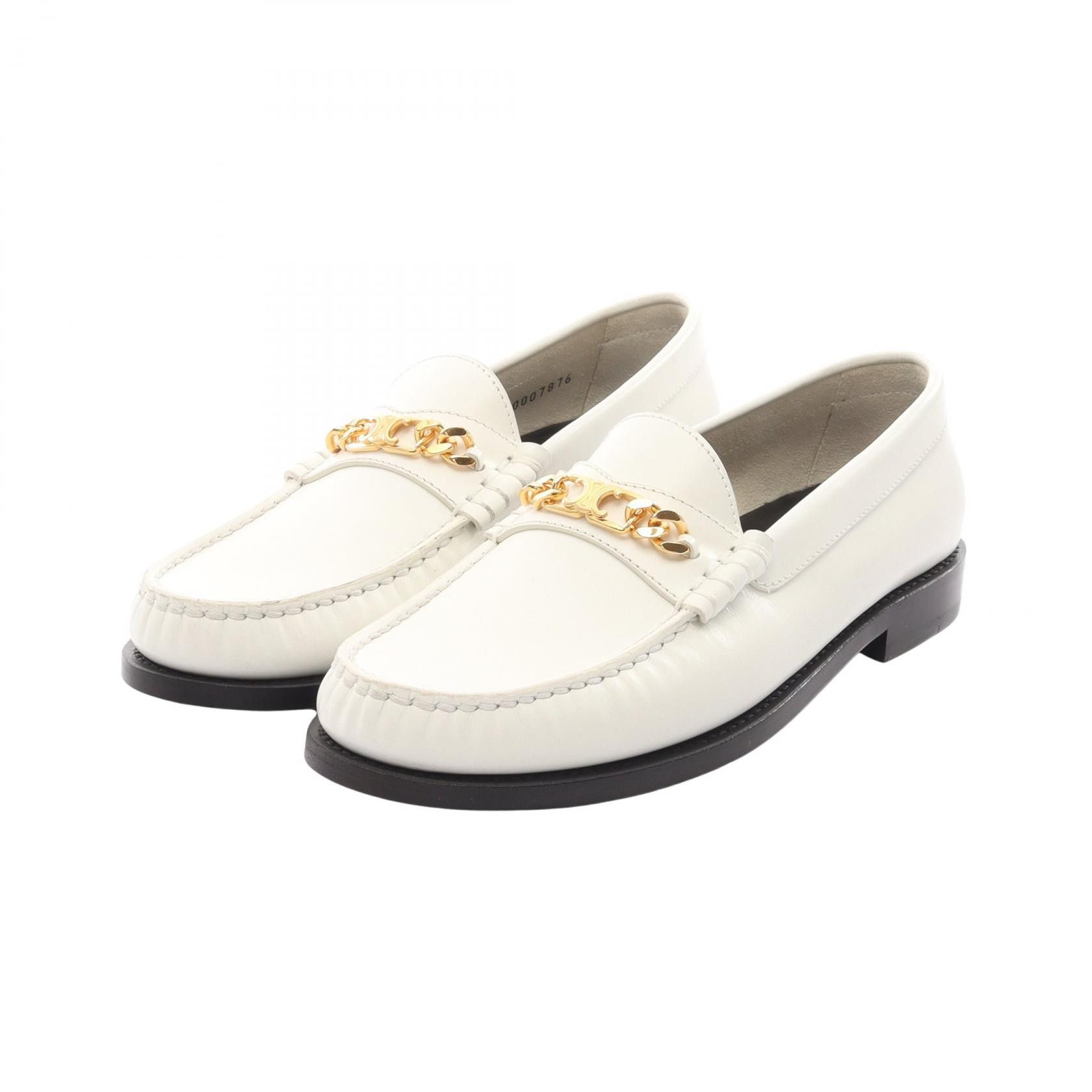 Celine Celine Celine Triomphe Leather Loafers Leather Shoes DUTY FREE for USA Size ONE SIZE - 1 Thumbnail