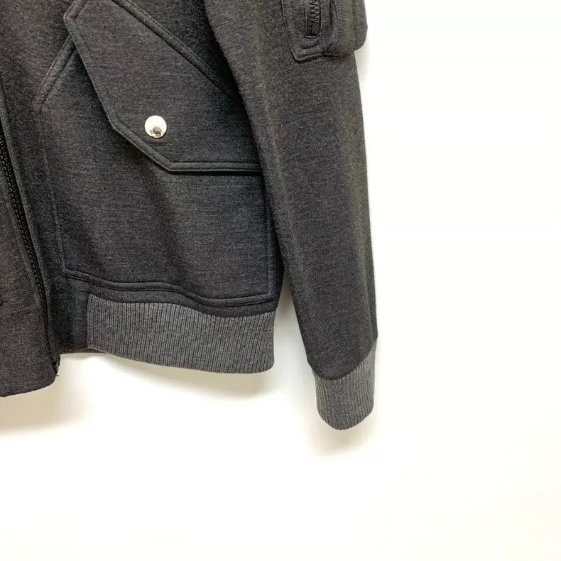 Givenchy Givenchy Gray Baseball Jacket Size M Shoulder Size US M / EU 48-50 / 2 - 4 Thumbnail
