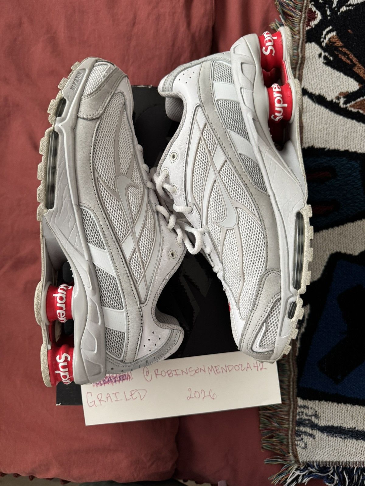 Nike × Supreme Nike Shox Ride 2 x Supreme Size US 9.5 / EU 42-43 - 6 Thumbnail