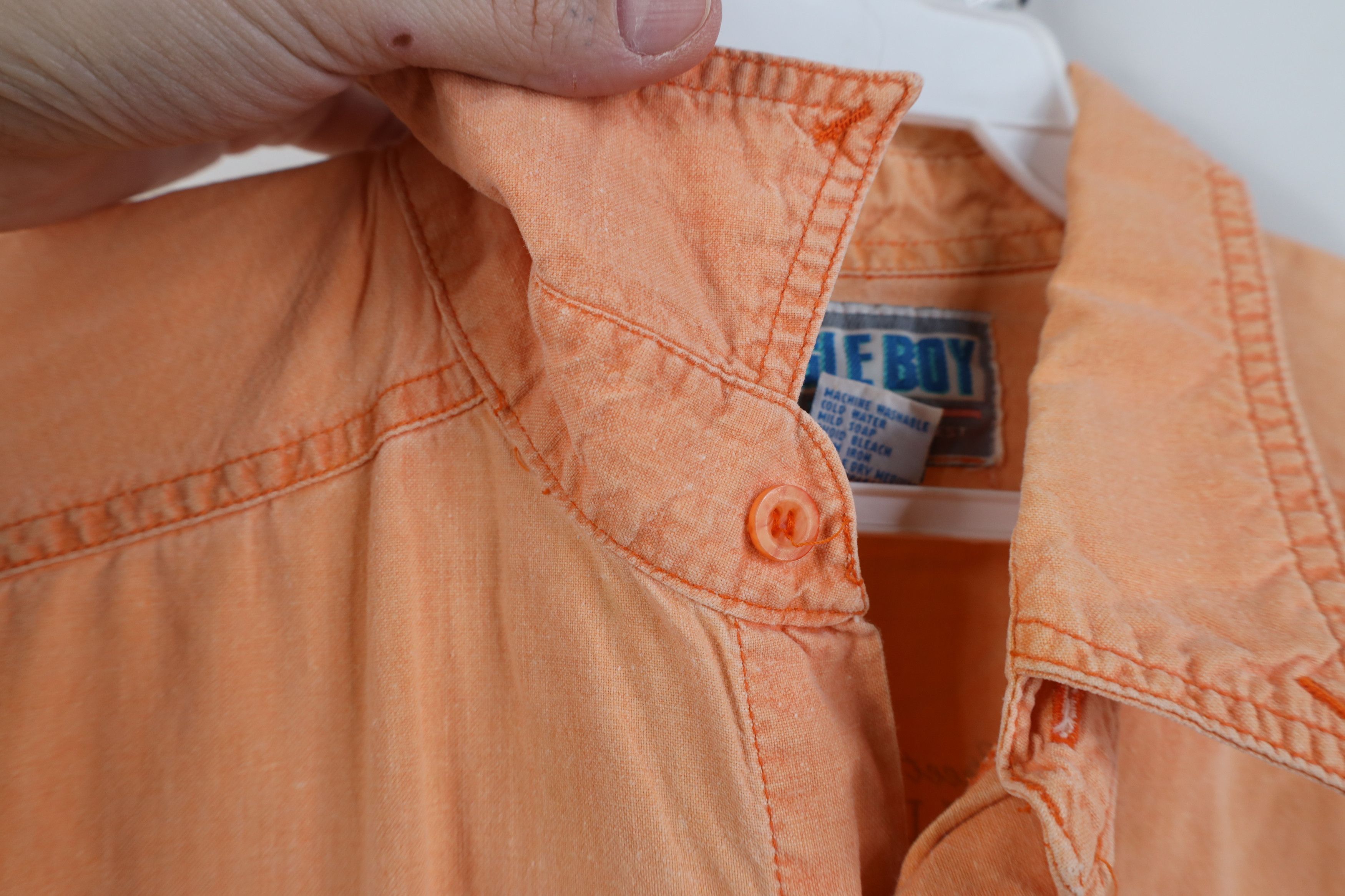 Vintage Vintage 90s Bugle Boy Big Pocket Collared Button Shirt Size US M / EU 48-50 / 2 - 10 Thumbnail