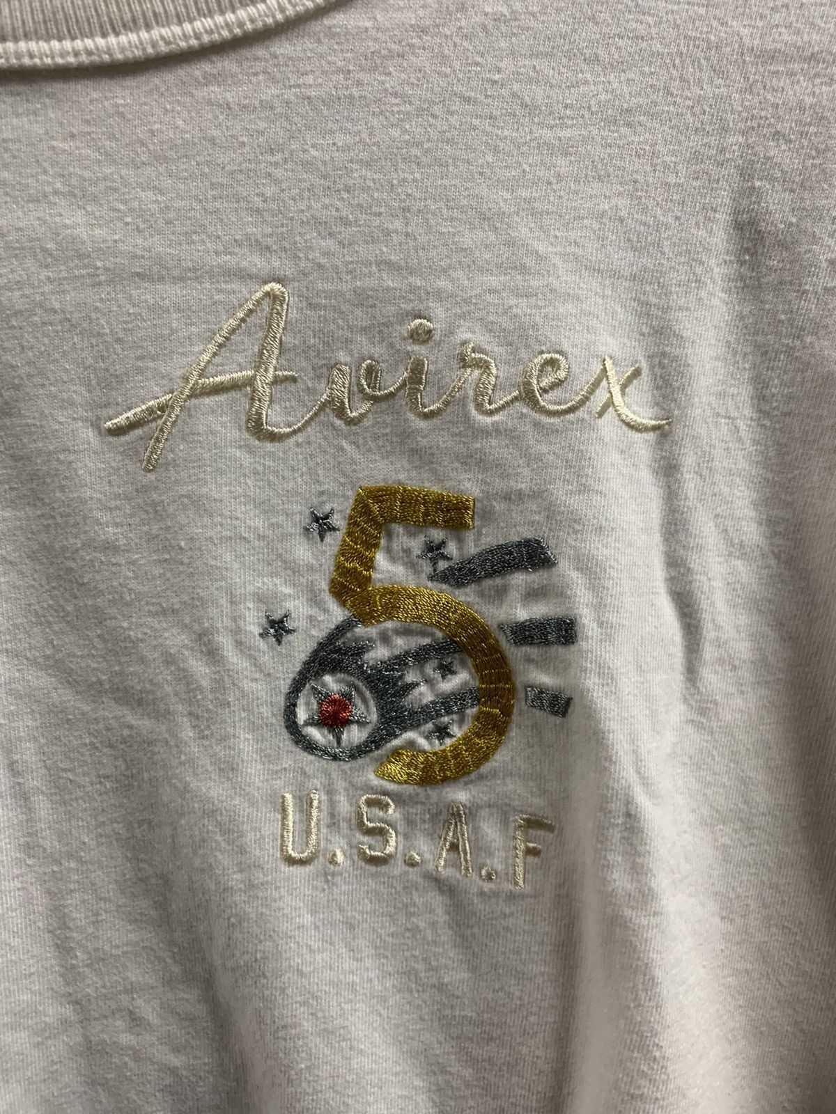 Avirex × Vintage Vintage Avirex Embroidery logo white shirt Size US M / EU 48-50 / 2 - 12 Thumbnail