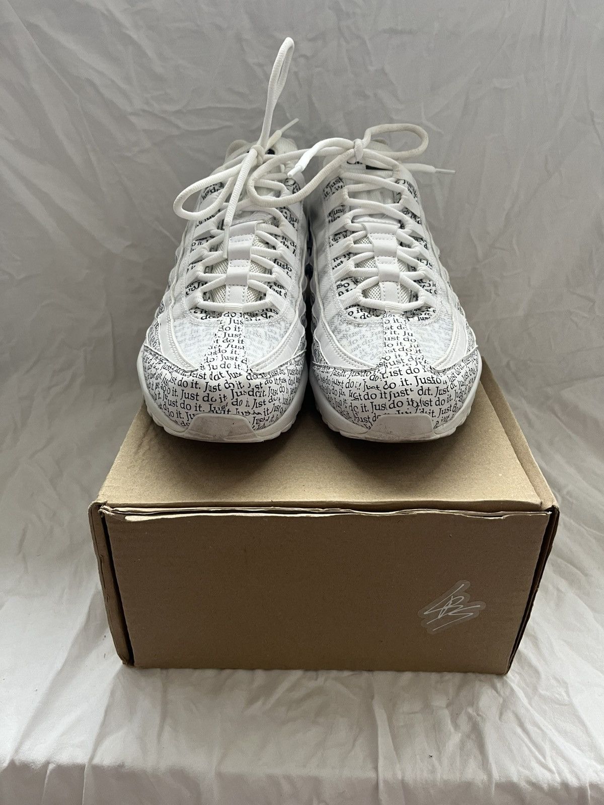 Nike Nike Air Max 95 Just Do It « Pack White »🐻‍❄️ Size US 10 / EU 43 - 2 Thumbnail