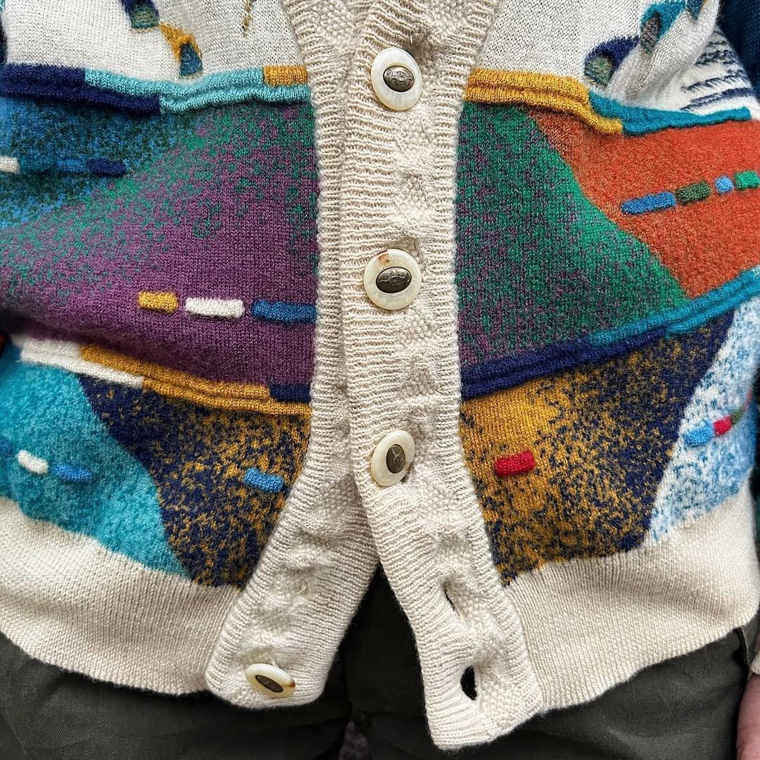 Aran Isles Knitwear × Vintage Vintage 90s Geccu Australia Knitwear Pure Merino Wool Size US L / EU 52-54 / 3 - 4 Thumbnail