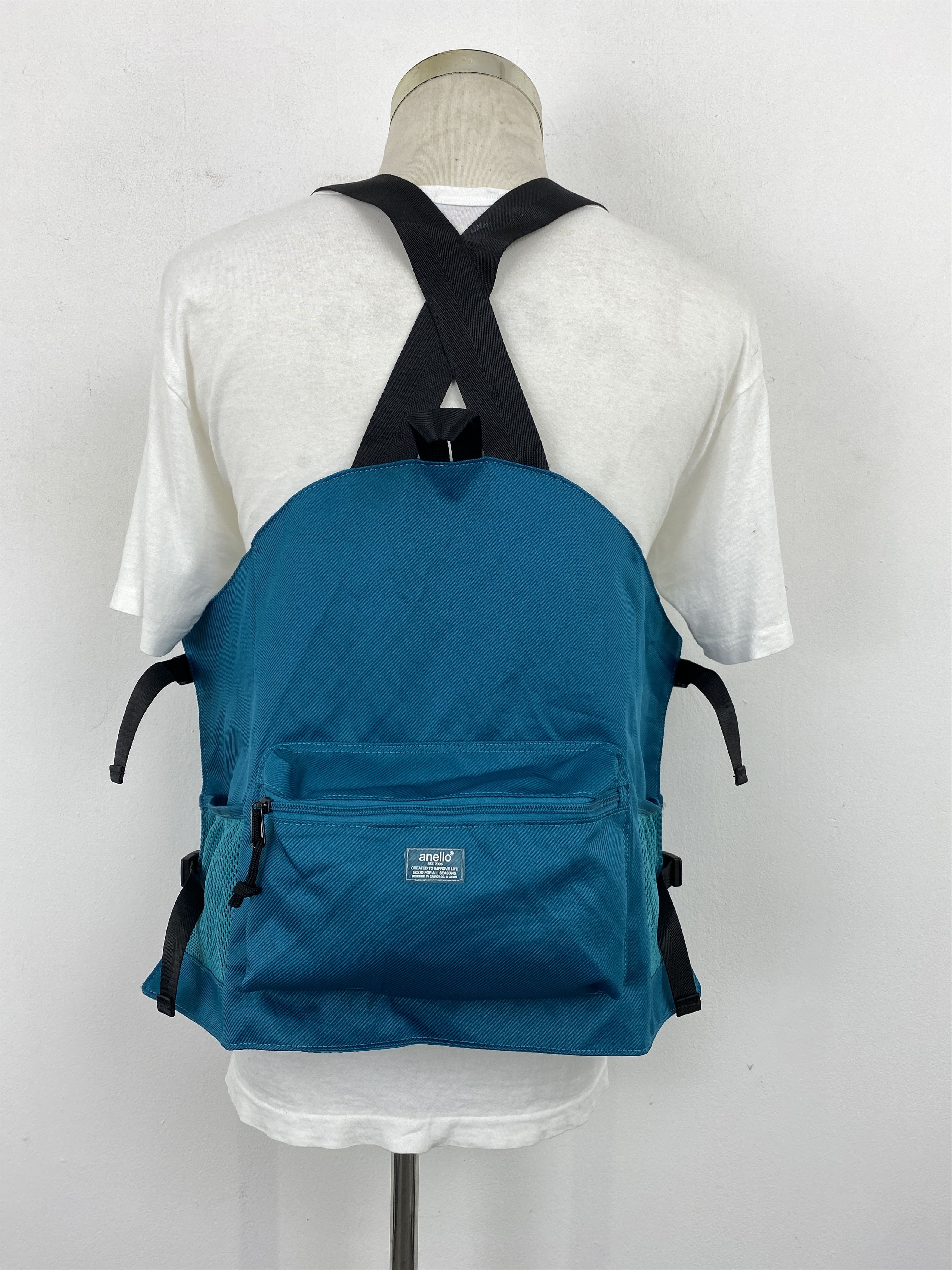 Japanese Brand Vintage Anello Multi Pocket Tactical Vest Backpack BG0134 Size ONE SIZE - 1 Thumbnail