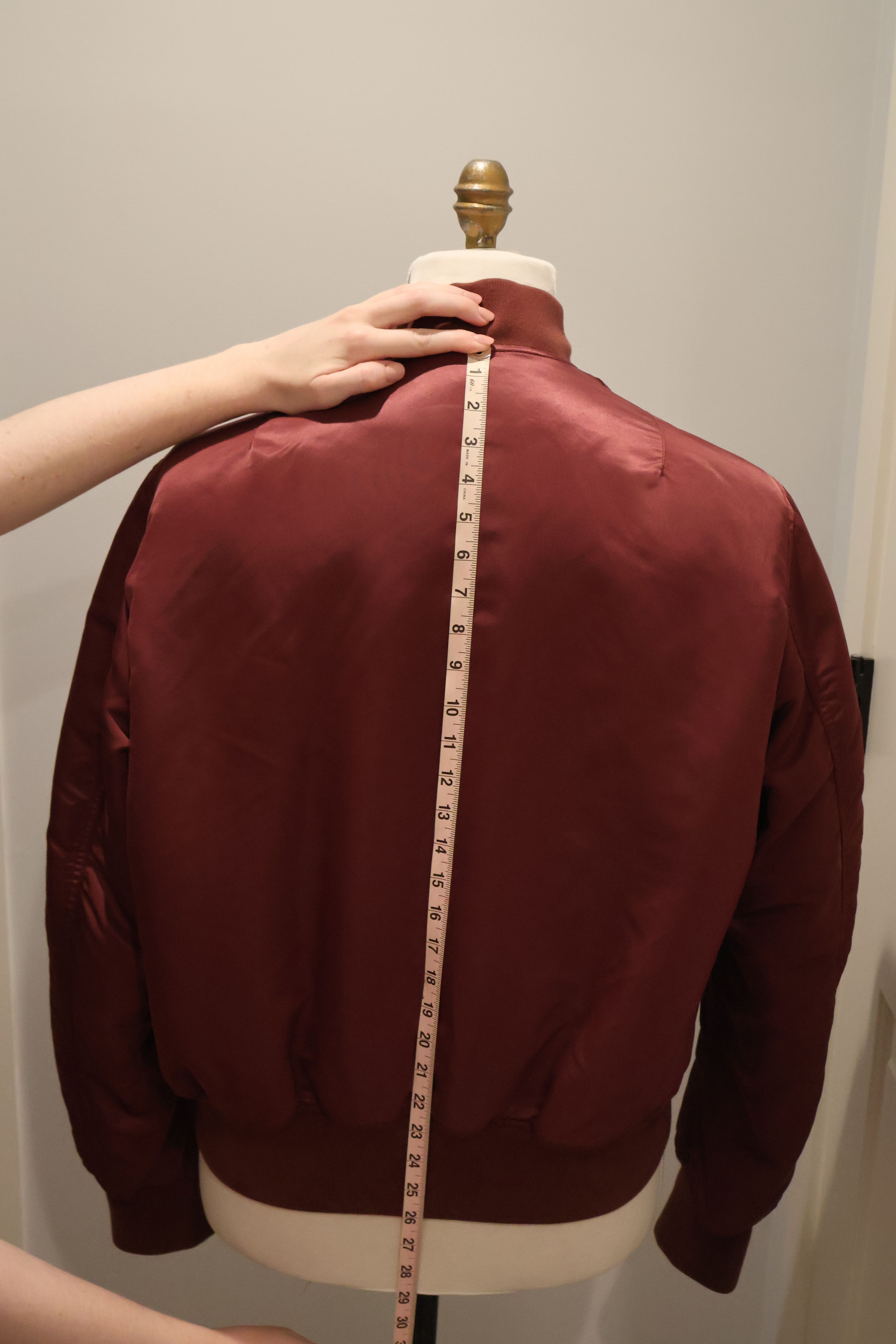 Balenciaga Balenciaga red/burgundy polyamide bomber - mens EU 48 Size US M / EU 48-50 / 2 - 8 Thumbnail