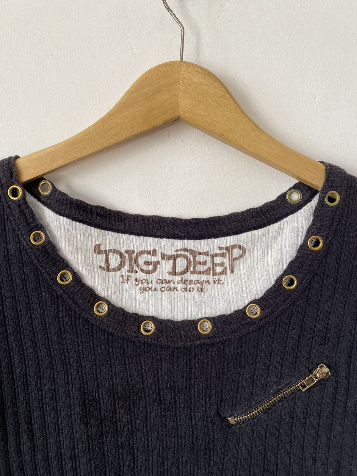 Beauty Beast × Hysteric Glamour × Japanese Brand Japan Y2K DIG DEEP Punk Skull Knit Style Size L / US 10 / IT 46 - 4 Thumbnail