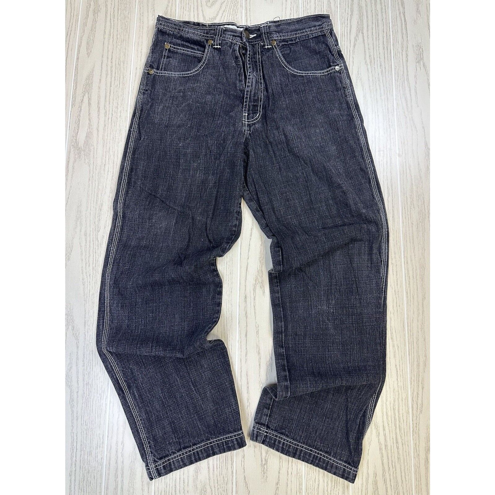 Vintage Vintage y2k Rich Kids Baggy Jeans Size US 34 / EU 50 - 1 Thumbnail