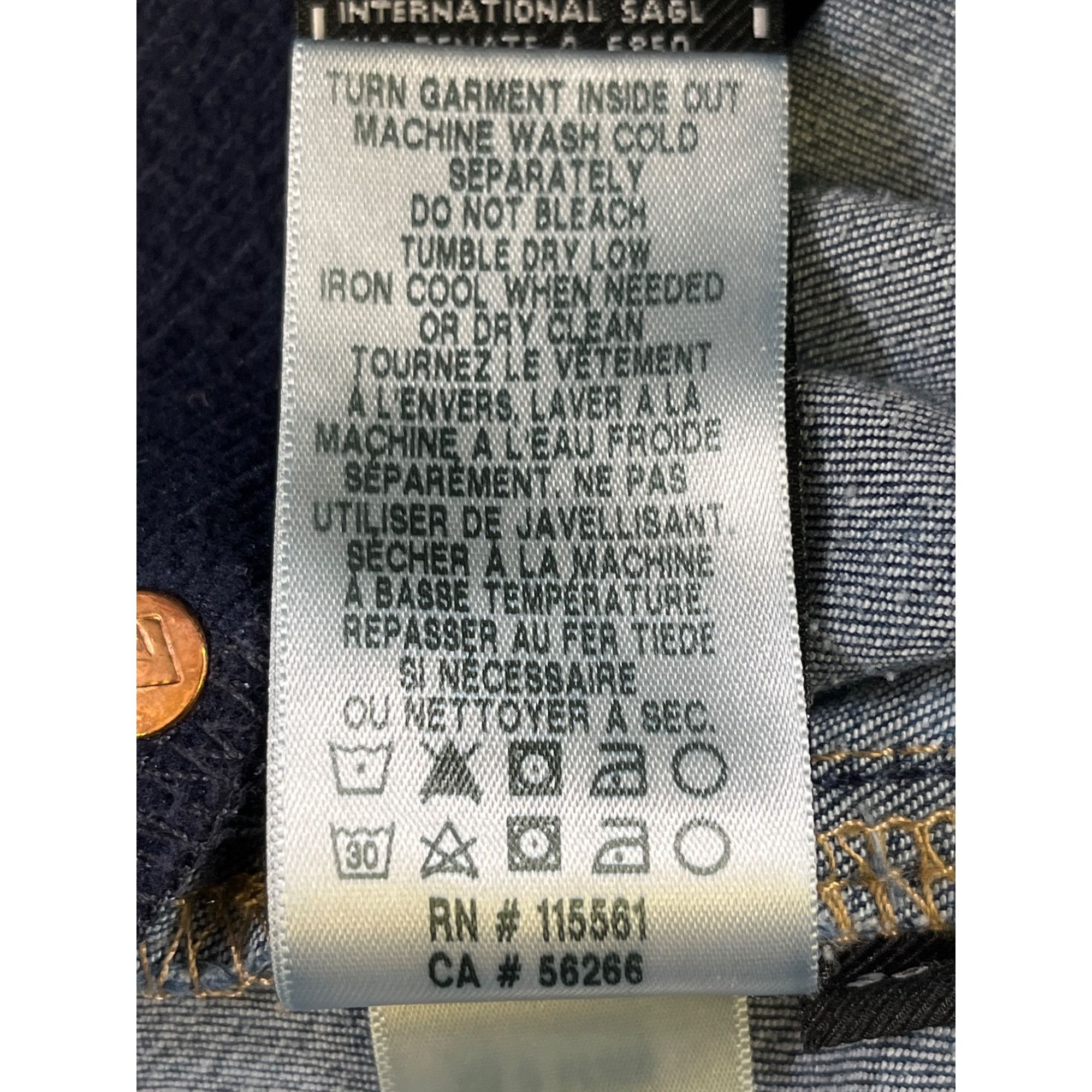 7 For All Mankind 7 For All Mankind Women's Blue Ankle Skinny Jeans Size 30 SK Size 30" / US 8 / IT 44 - 7 Thumbnail