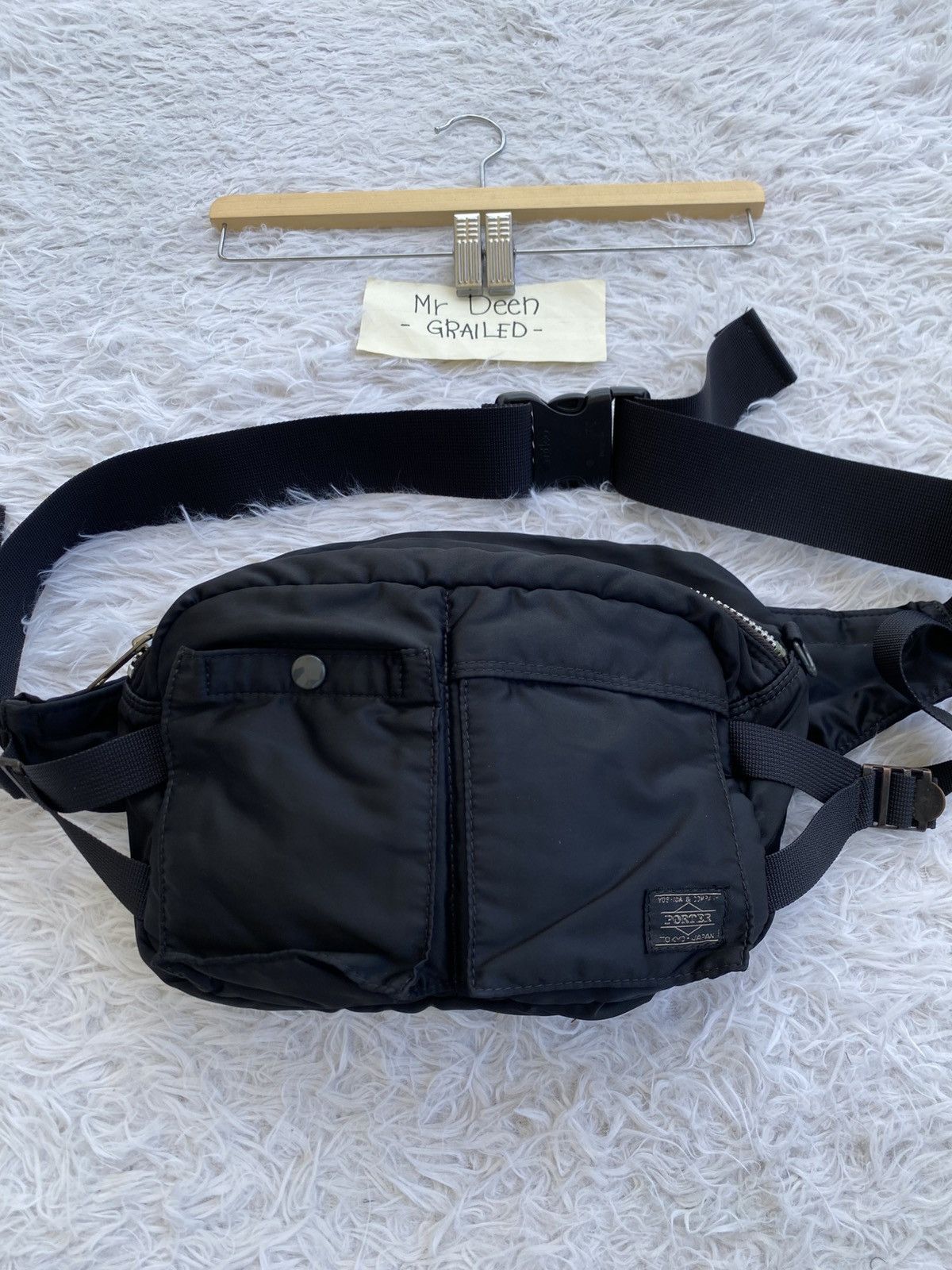 Porter Rare Yoshida PORTER Tanker Nylon Black Waist Bag Size ONE SIZE - 7 Thumbnail