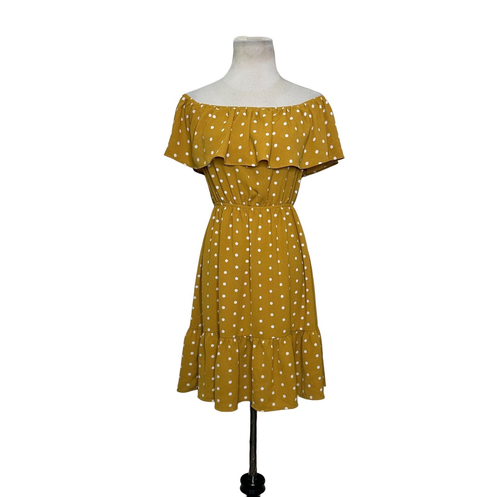 Forever 21 Forever 21 polka dots off shoulder mini dress size Small |  Grailed