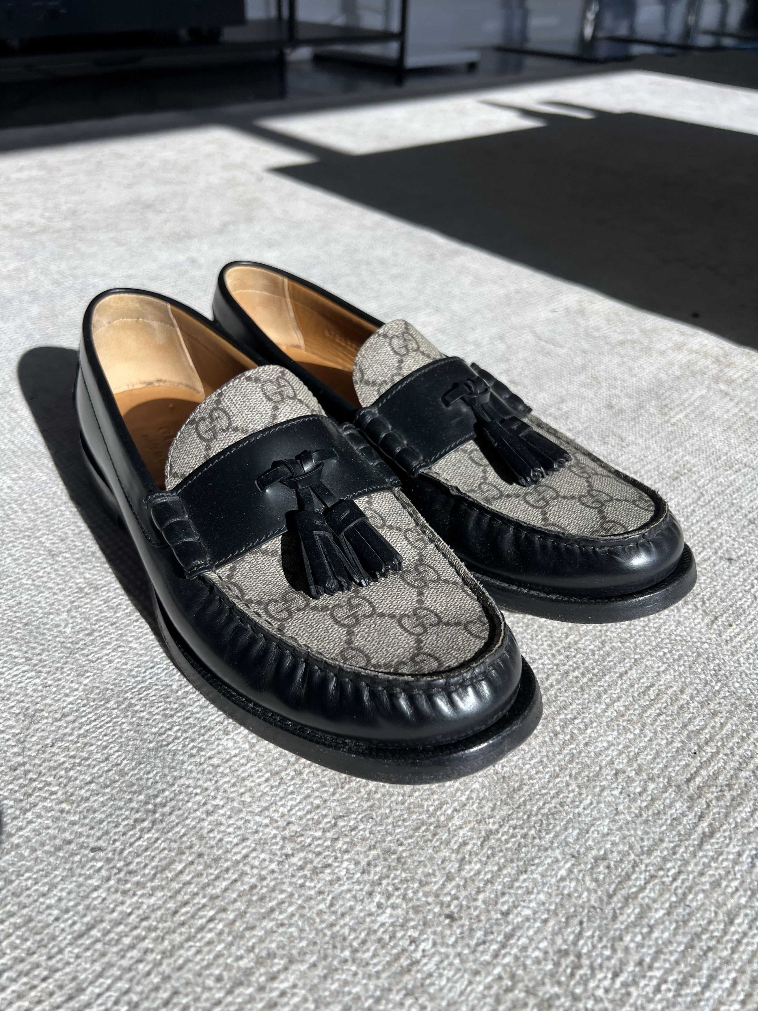 Gucci Gucci Millenial Ribot/GG Supreme Loafer Size US 8.5 / EU 41-42 - 1 Thumbnail