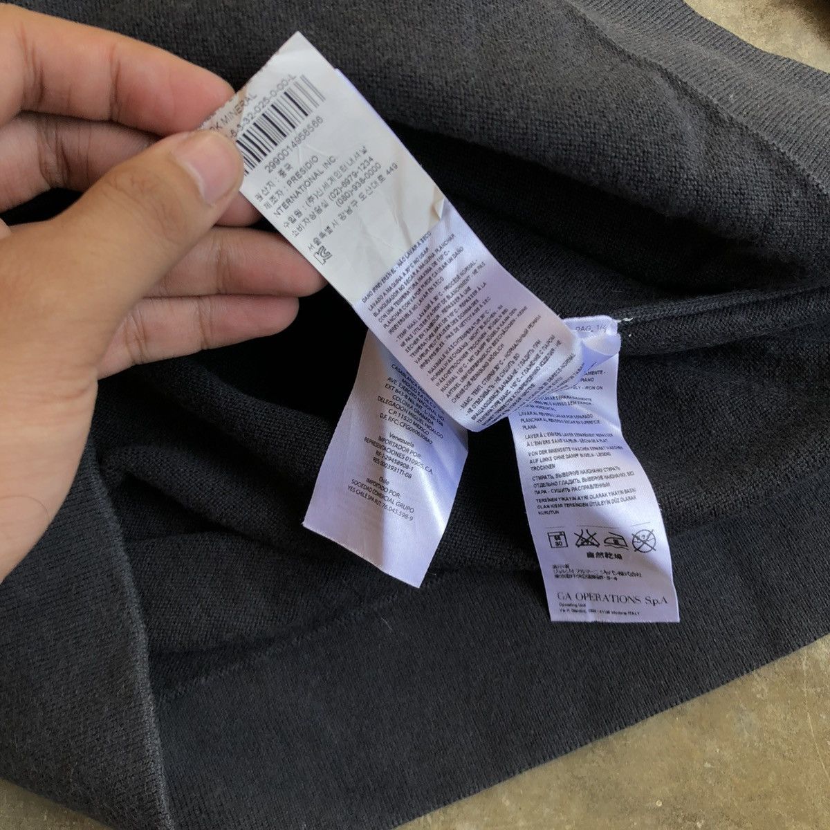 Armani Exchange Armani Exchange Logo Slevee Taped Ziphoodie Black Luxury Size US L / EU 52-54 / 3 - 18 Thumbnail