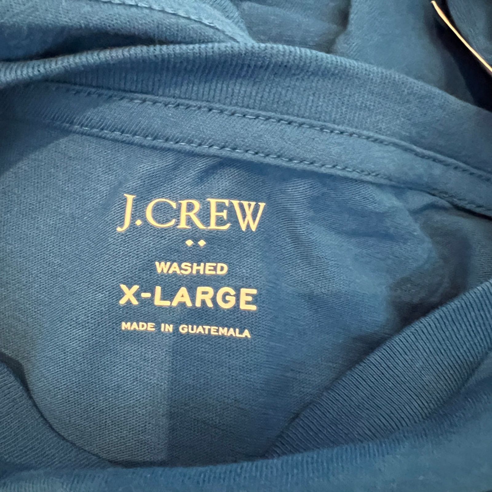 J.Crew NWT J. Crew Men's Lustrous Royal Blue Jersey Crew Tee XXL Size US XXL / EU 58 / 5 - 7 Thumbnail
